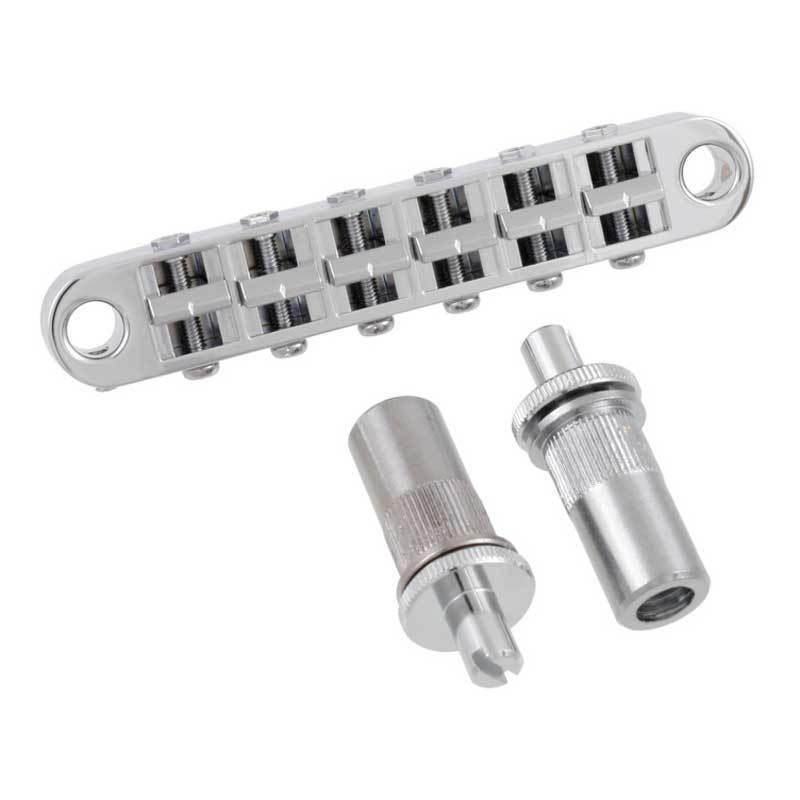 NEW TonePros T3BT-C Nashville Tunematic Bridge (Metric Thread) Tone Pros CHROME