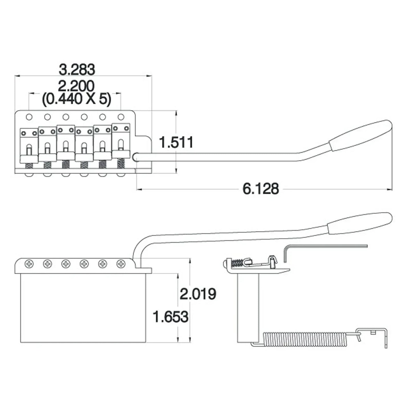 NEW Q-Parts AGED COLLECTION Tremolo for '57 Strat Steel Block, DISTRESSED NICKEL