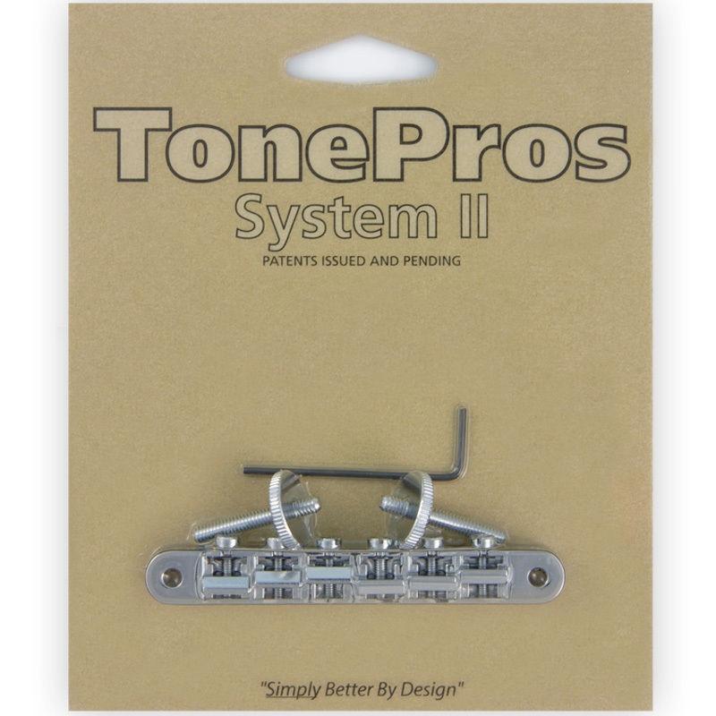 NEW TonePros AVR2-C Tuneomatic Bridge Locking for Gibson Les Paul ABR-1 CHROME