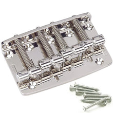 Load image into Gallery viewer, Gotoh 203B-4 Bass Bridge 4-Strings Precision Jazz for Fender P Jazz Bass CHROME