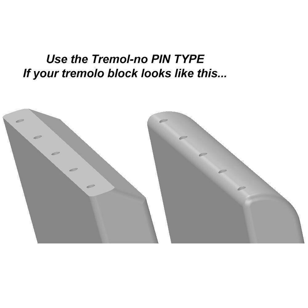 NEW Tremol-No Tremolo-Vibrato Locking Device - No drilling/routing - PIN TYPE