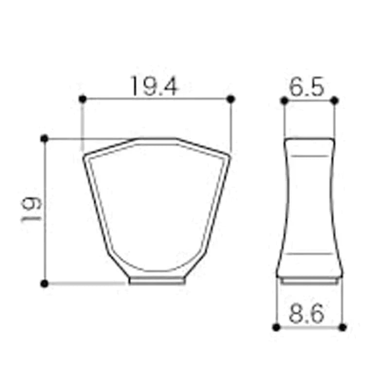 NEW Gotoh SG360-P4N Schaller Style Mini KEYSTONE Buttons SET 3x3 COSMO BLACK