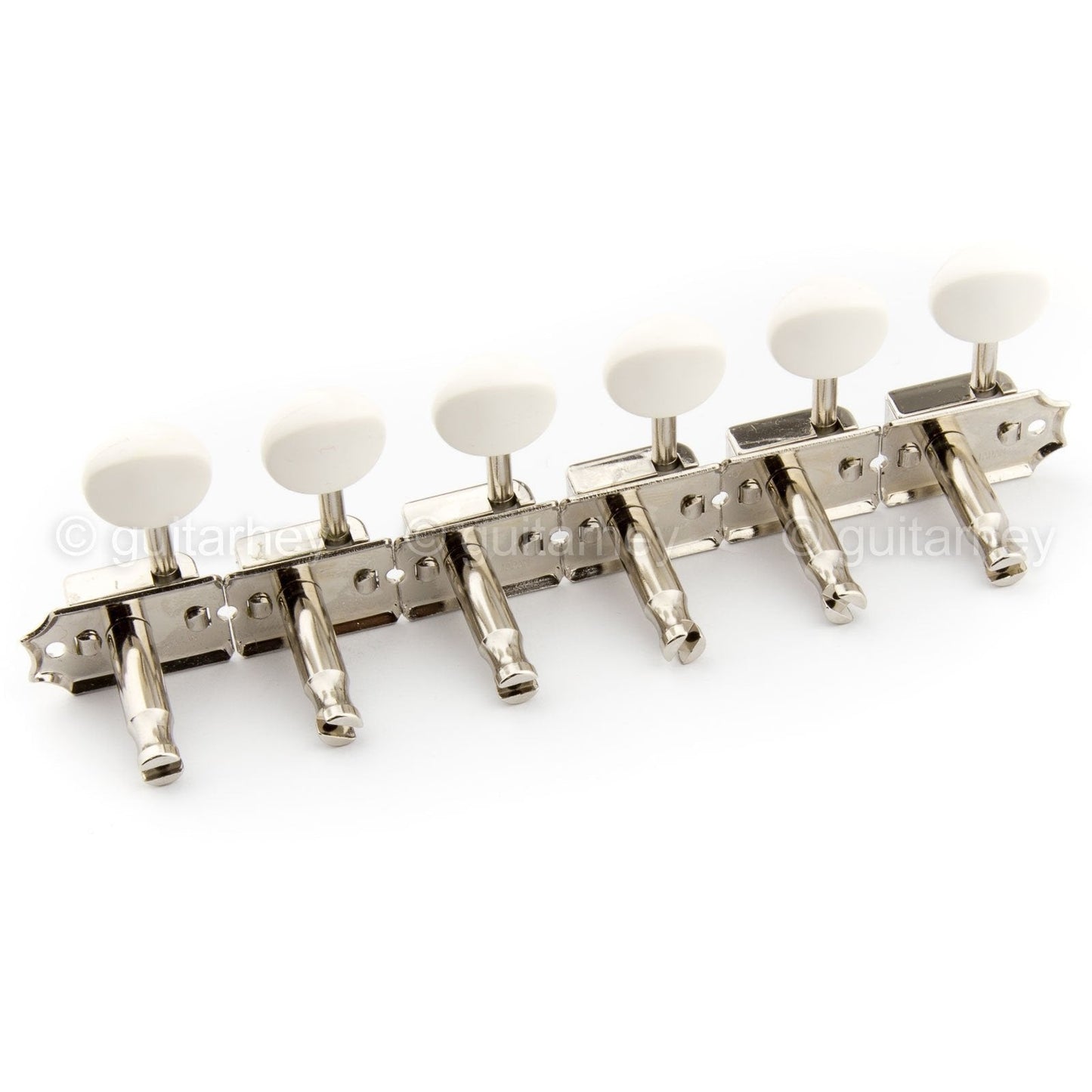 NEW Gotoh SD91-05MA Tuning Keys 6-In-Line w/ Bushings and Screws - NICKEL