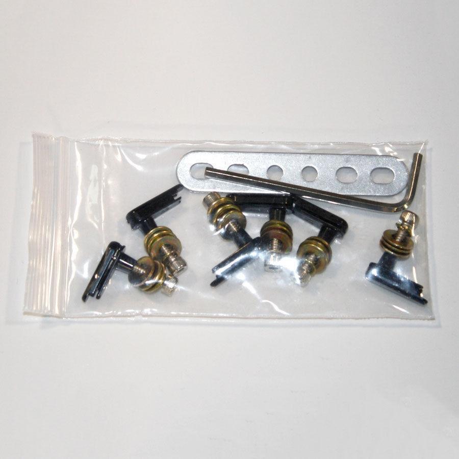 NEW Power Pins 2.0 w/ Power Plate for Acoustic Guitar Bridge Pins - BLACK