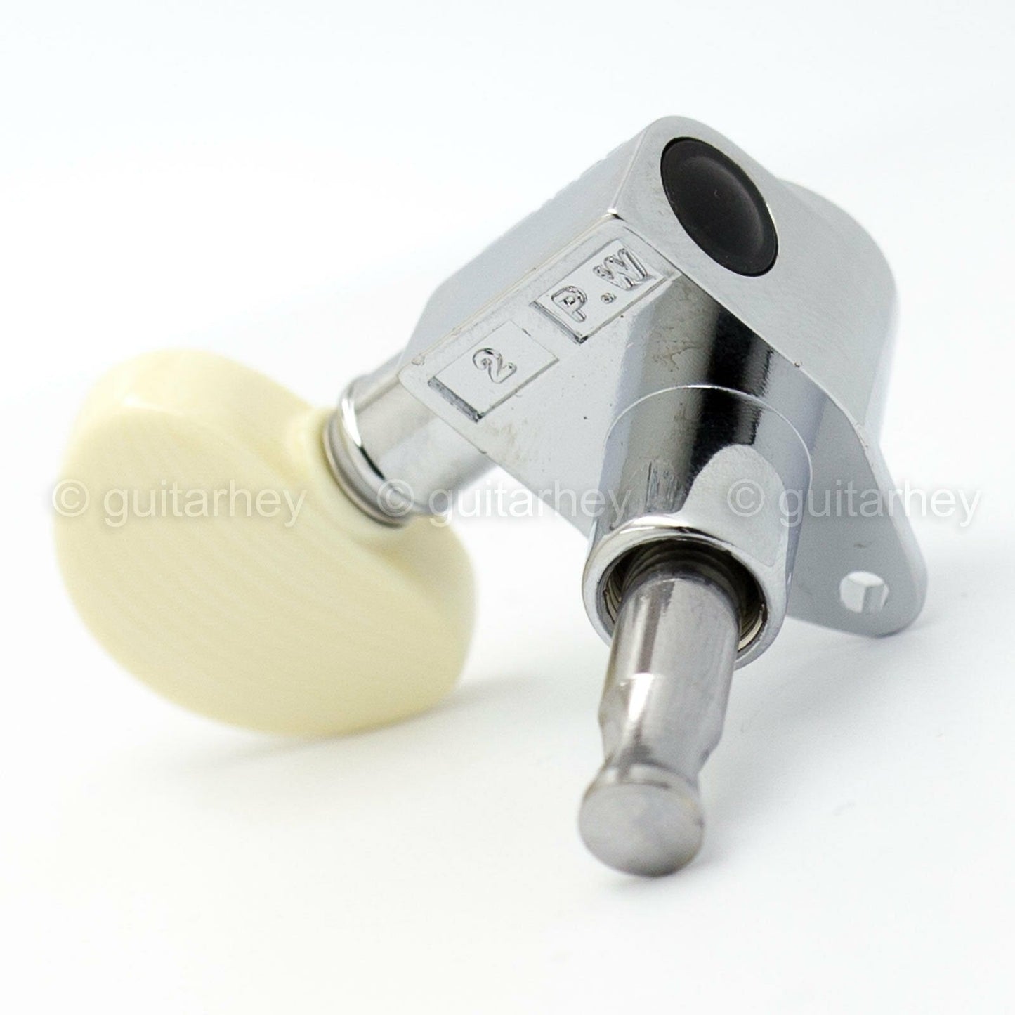 NEW Grover Rotomatic 3x3 Tuners w/ LARGE SIMULATED IVORY Buttons 102CK - CHROME