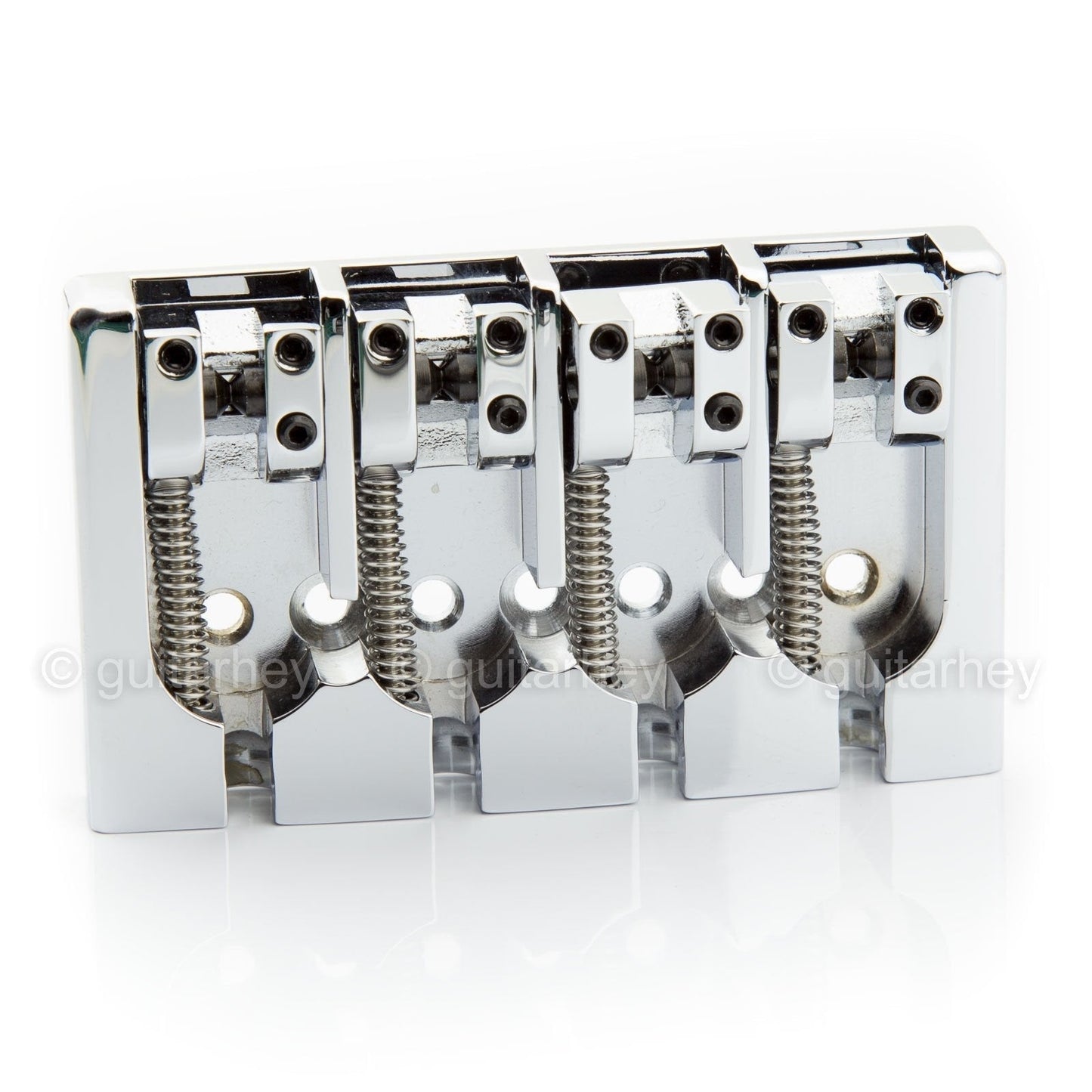 NEW Hipshot 5A4FM2AC 4 string A Style Fender Mount Aluminum Bass Bridge - CHROME