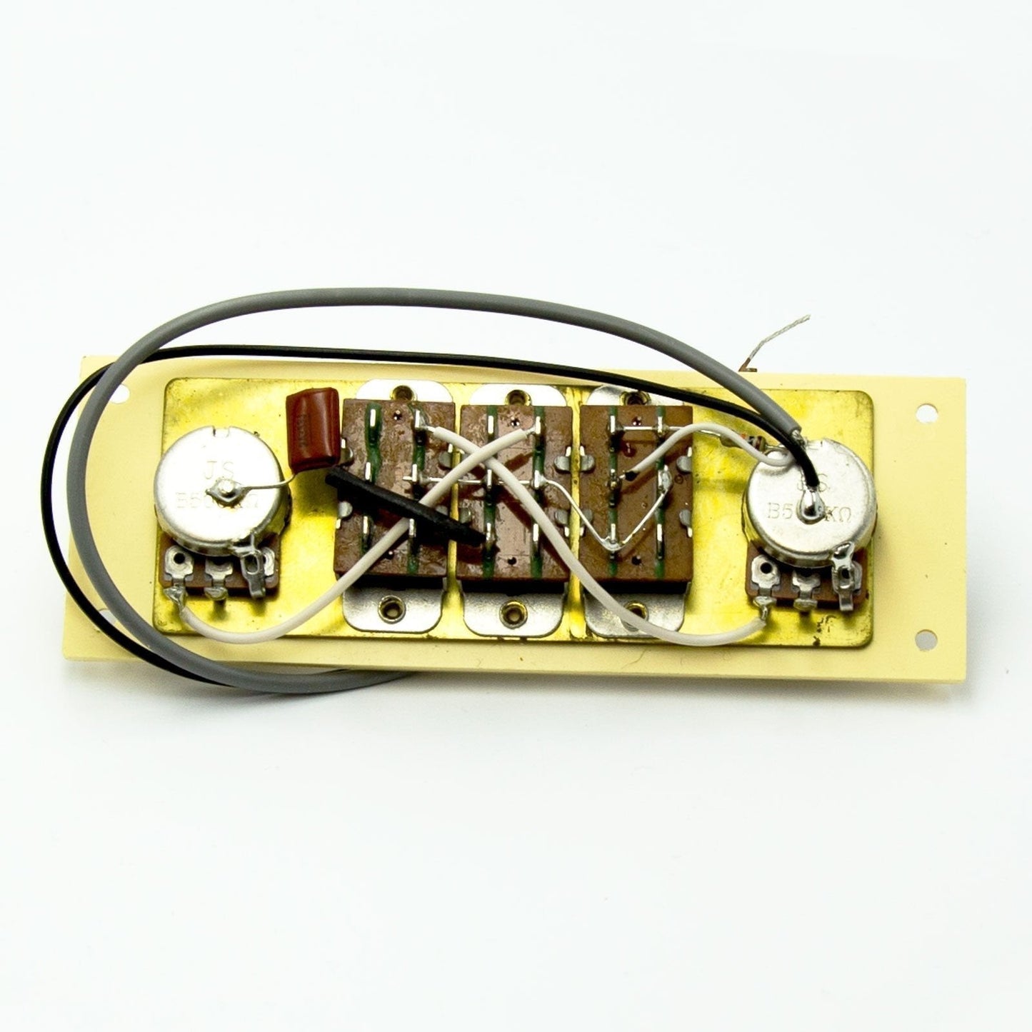 NEW Wired Control Plate for Hofner Style Violin Bass Pearloid Control Panel