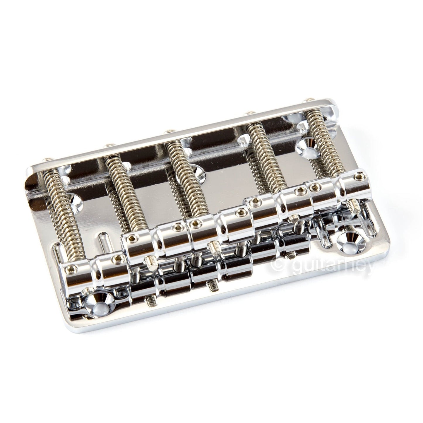NEW Gotoh 205B-5 Vintage Style Bass Bridge Brass Saddles 5-String - CHROME