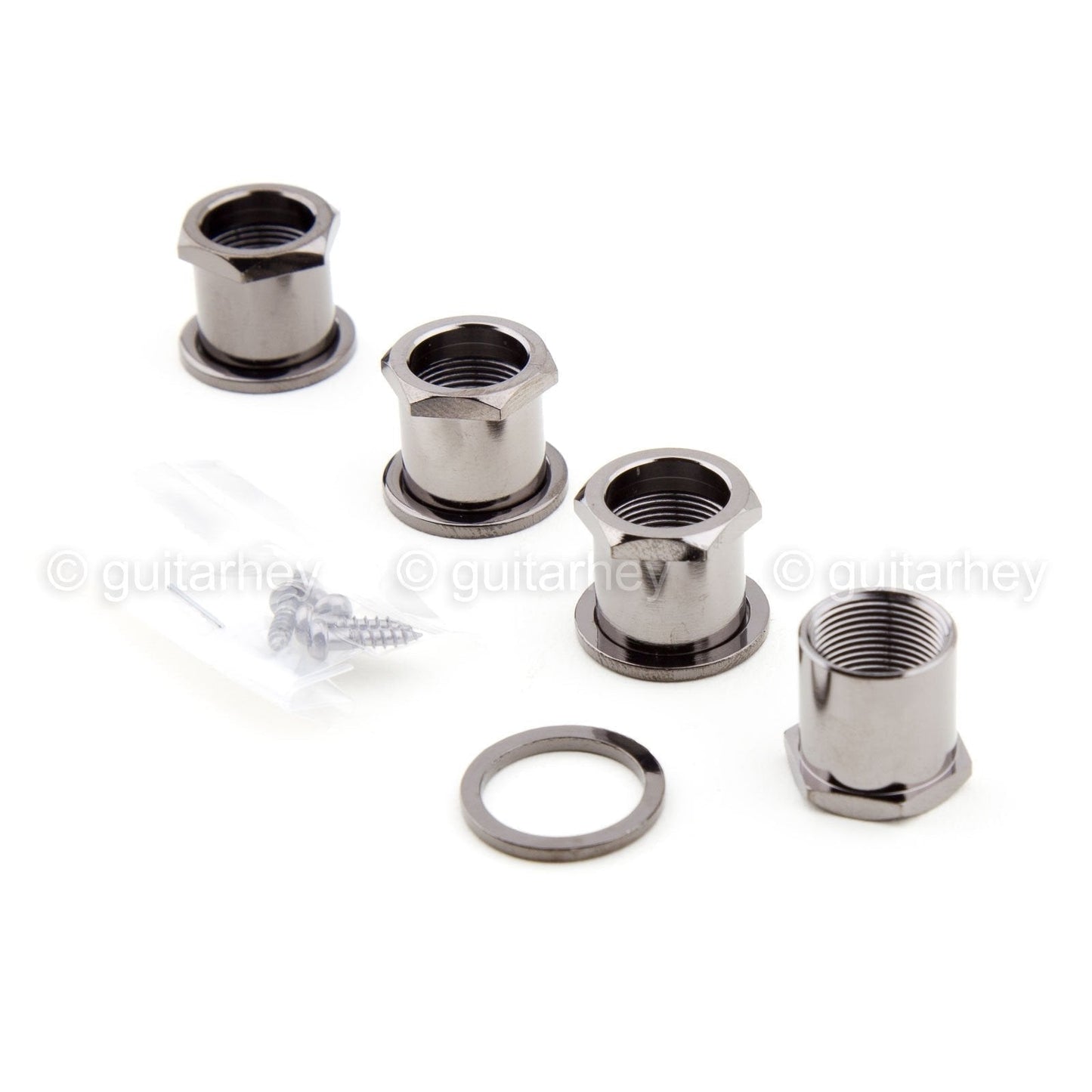 NEW Gotoh GB707 4-String Bass Machine Head Tuner Set Keys Set 2x2 - COSMO BLACK