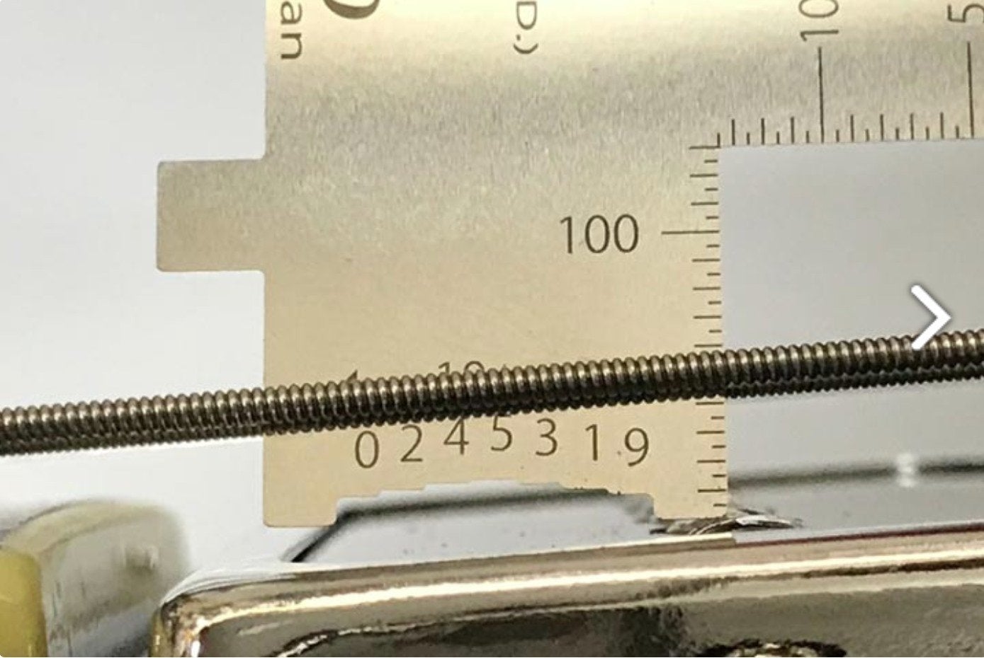 HOSCO Step Gauge for Guitar/Bass, Precise Multi Measurement Tool Stainless Steel