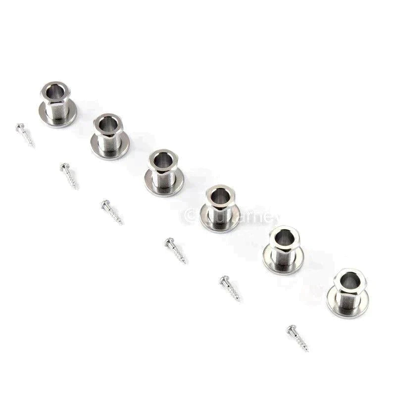 NEW Gotoh SG360-07 LEFT HANDED 6 In-Line SET Mini Tuners, Tuning Keys - CHROME