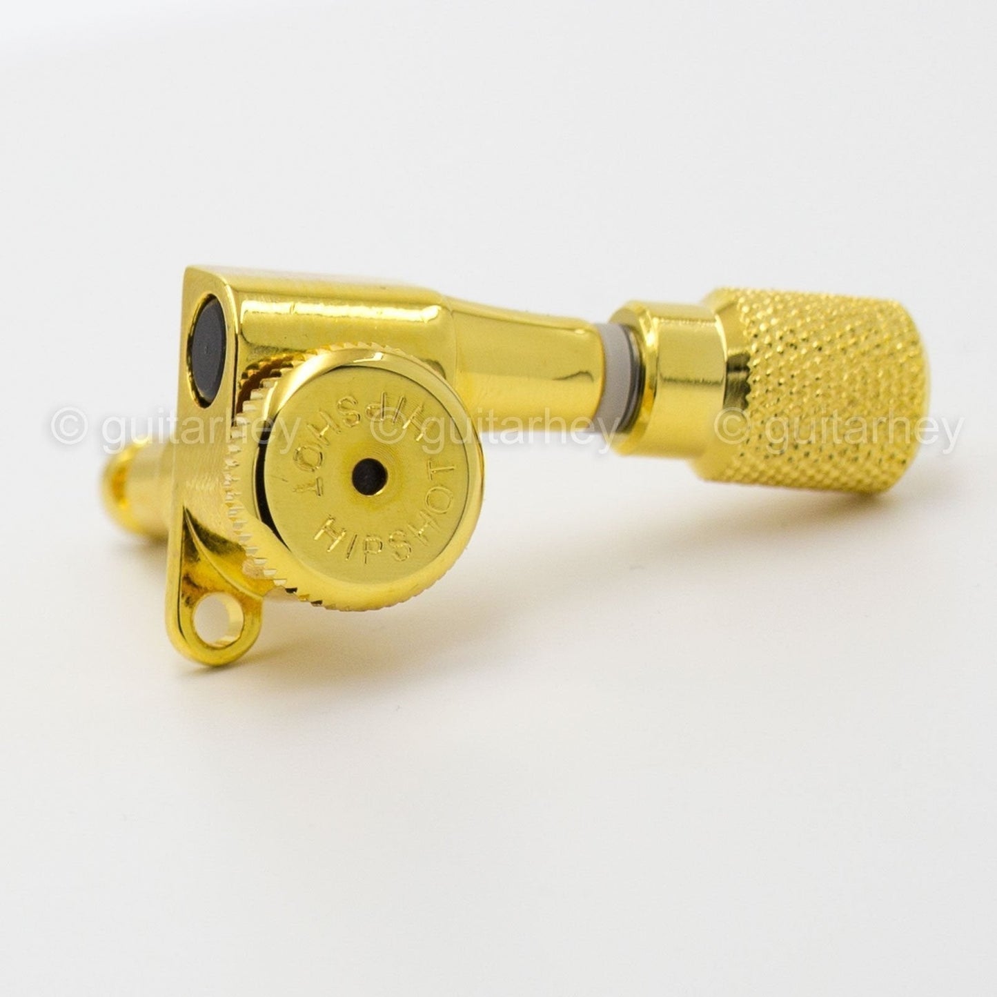 NEW Hipshot Guitar Tuning L3+R3 Upgrade Kit Knurled Buttons Grip-Lock 3x3 - GOLD