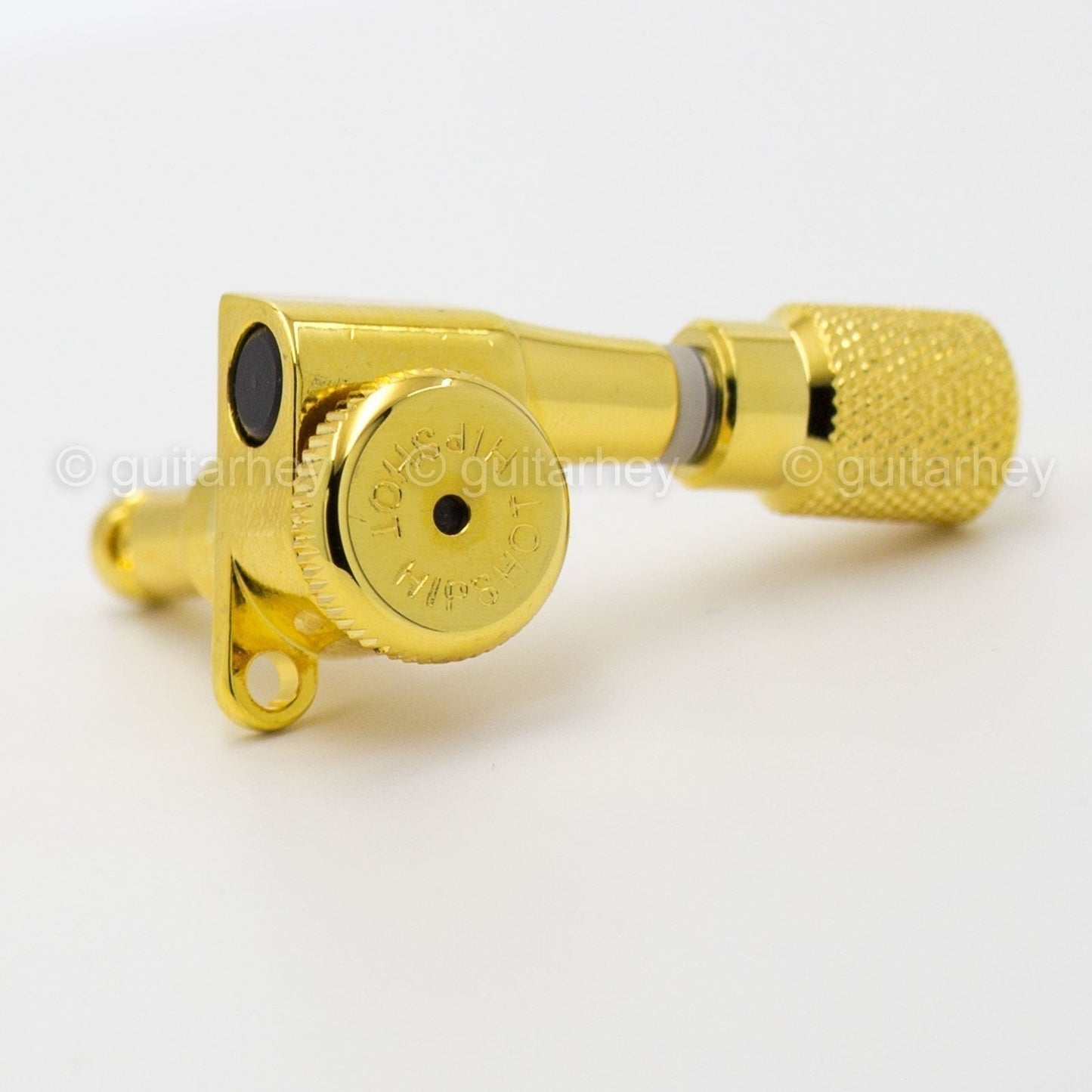 NEW Hipshot Guitar Tuning L3+R3 Upgrade Kit Knurled Buttons Grip-Lock 3x3 - GOLD