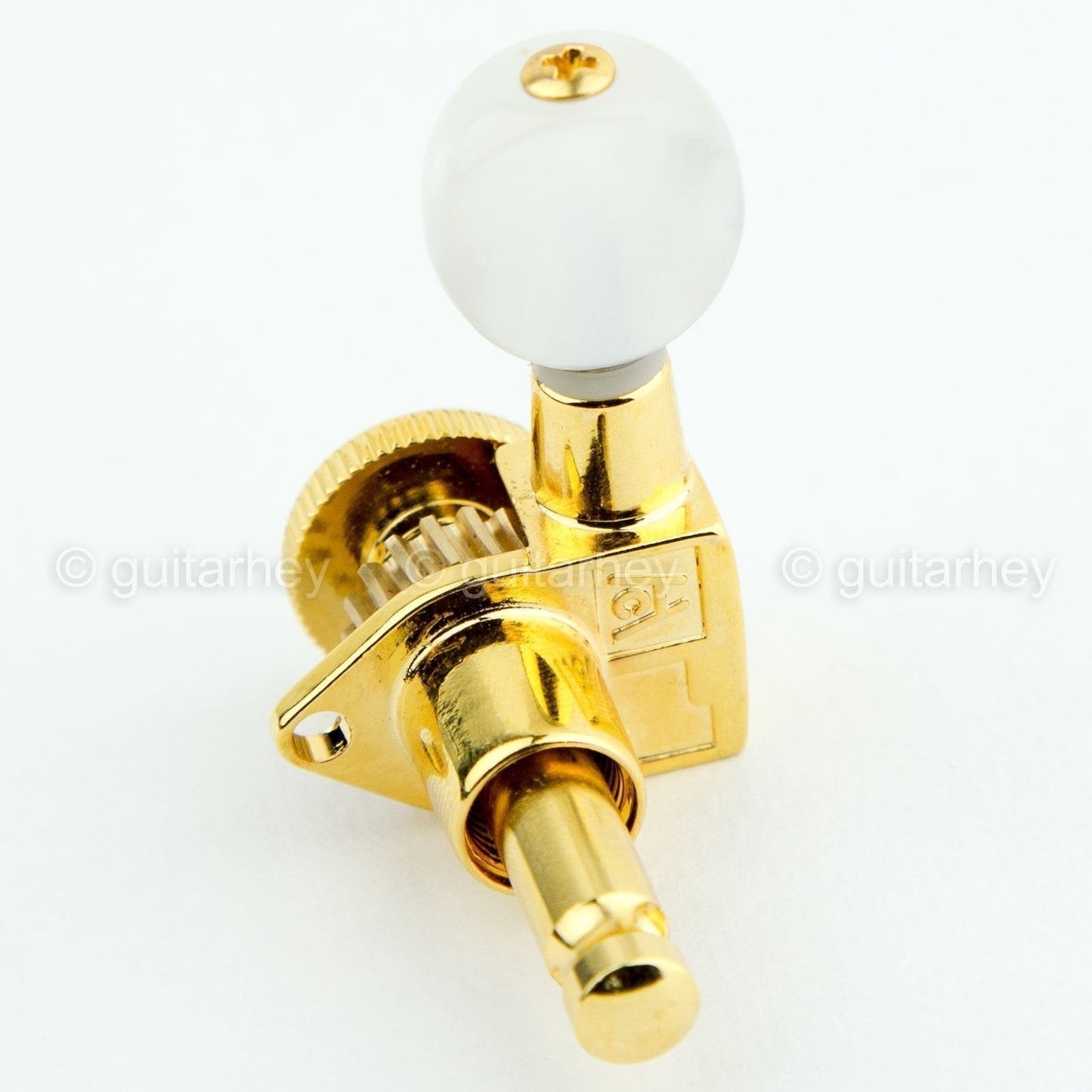 NEW Hipshot Grip-Lock Open-Gear OVAL PEARLOID Buttons UMP Upgrade Kit 3x3 - GOLD