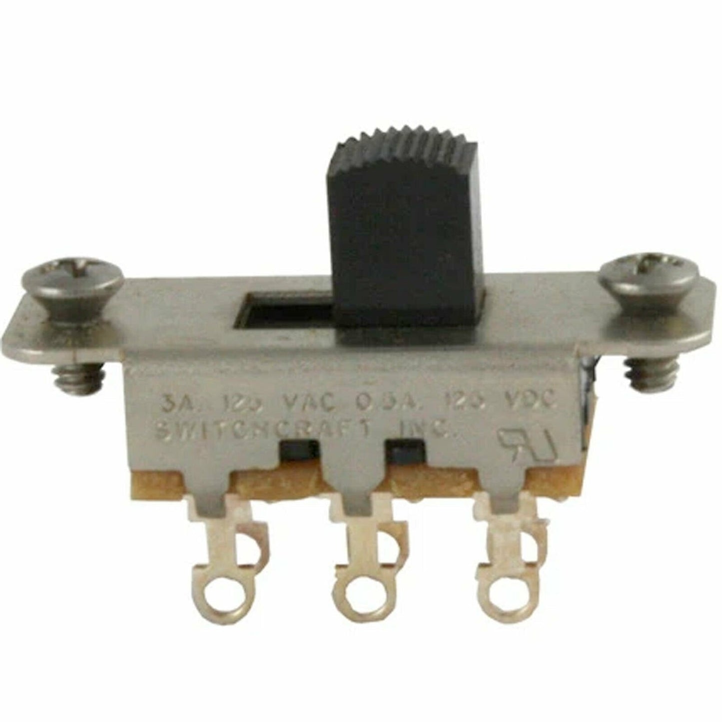 NEW (1) Switchcraft® On-On Slide Switch for Jazzmaster® and Jaguar® - BLACK