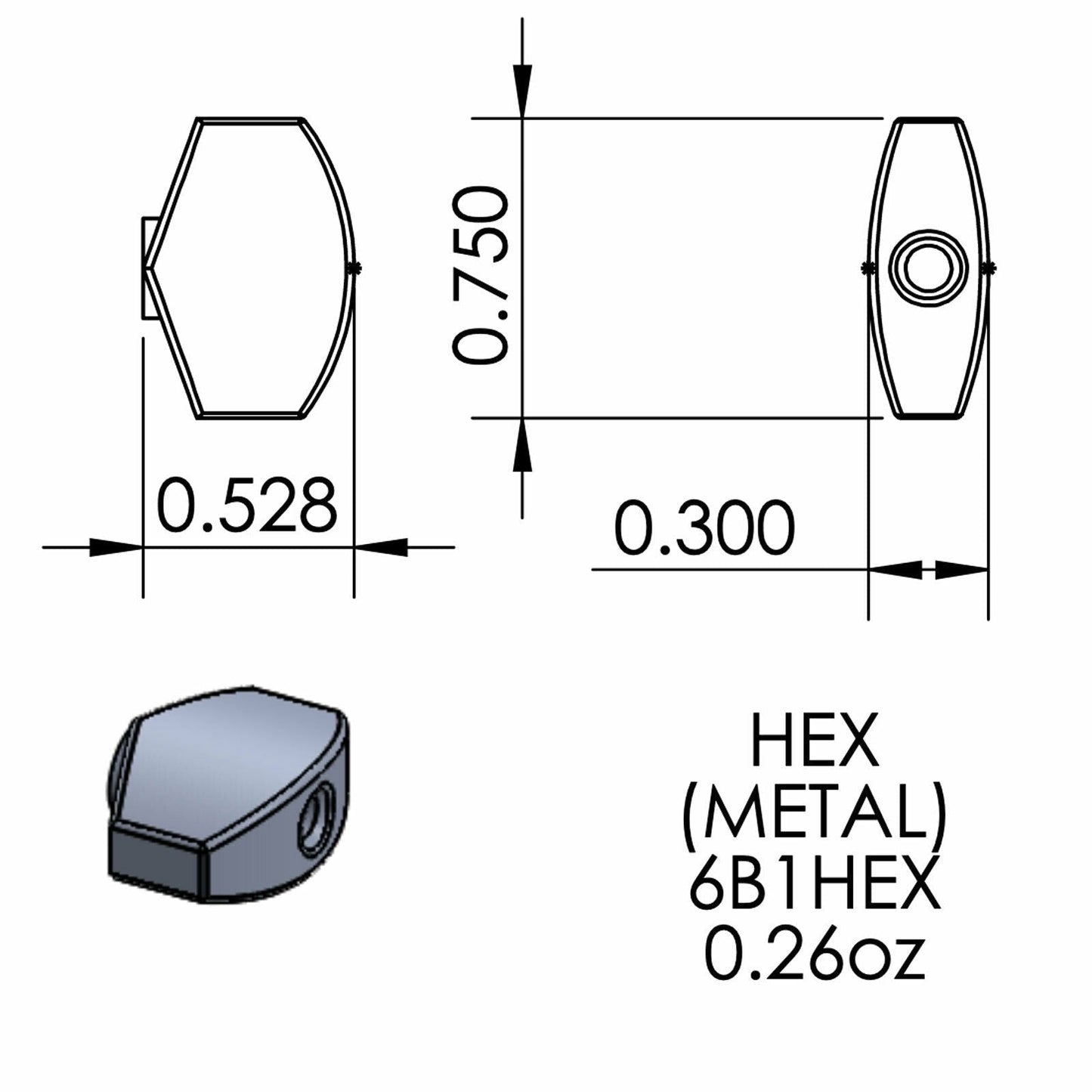 NEW Hipshot Classic Upgrade Kit Open-Gear w/ Small Hex Plastic Buttons 3x3 BLACK