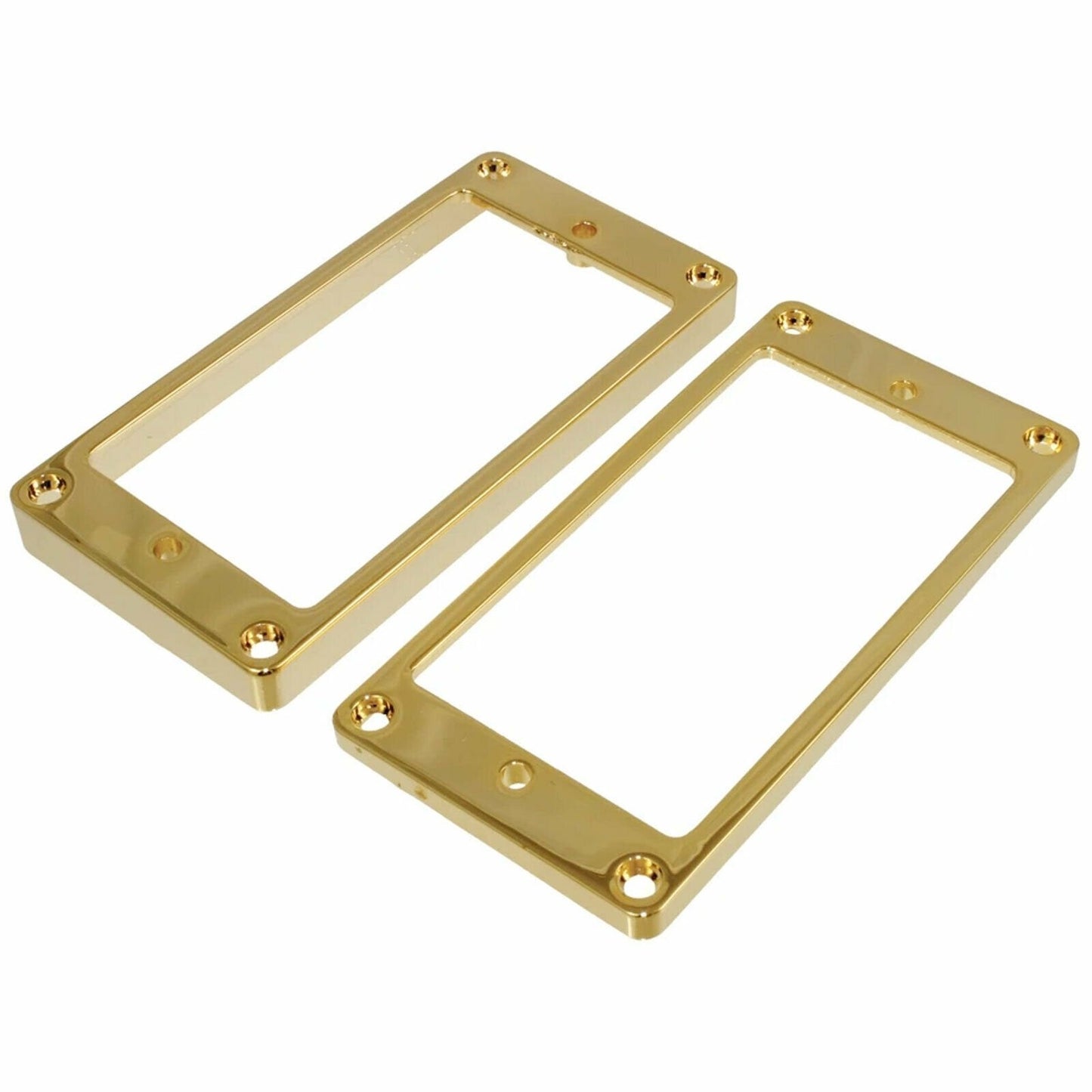 NEW Metal Curved Guitar Humbucker Pickup Rings for Les Paul® - GOLD