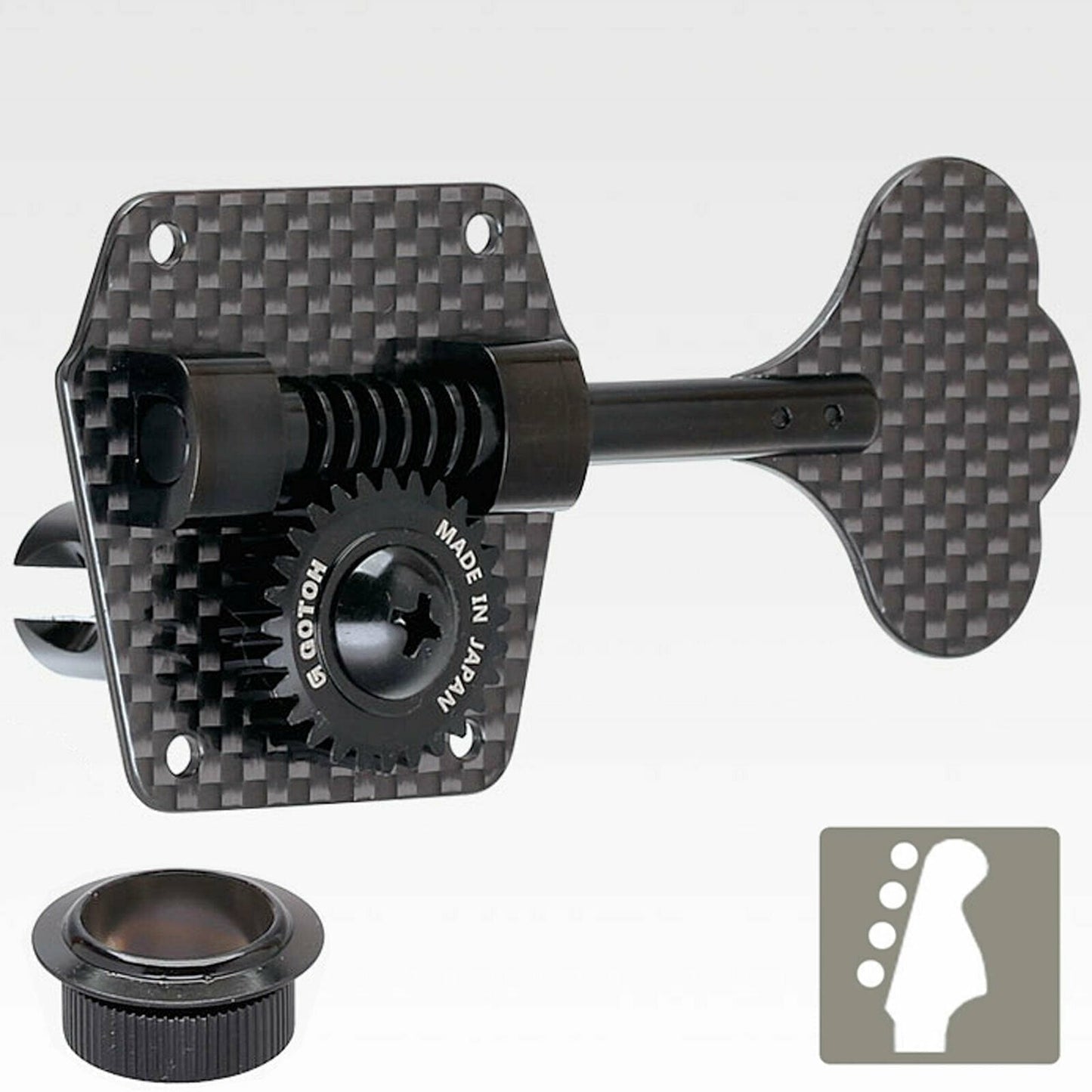 NEW Gotoh CBT-01 CARBON-O-LITE 4 In-Line LIGHTWEIGHT Bass Tuners for Fender®