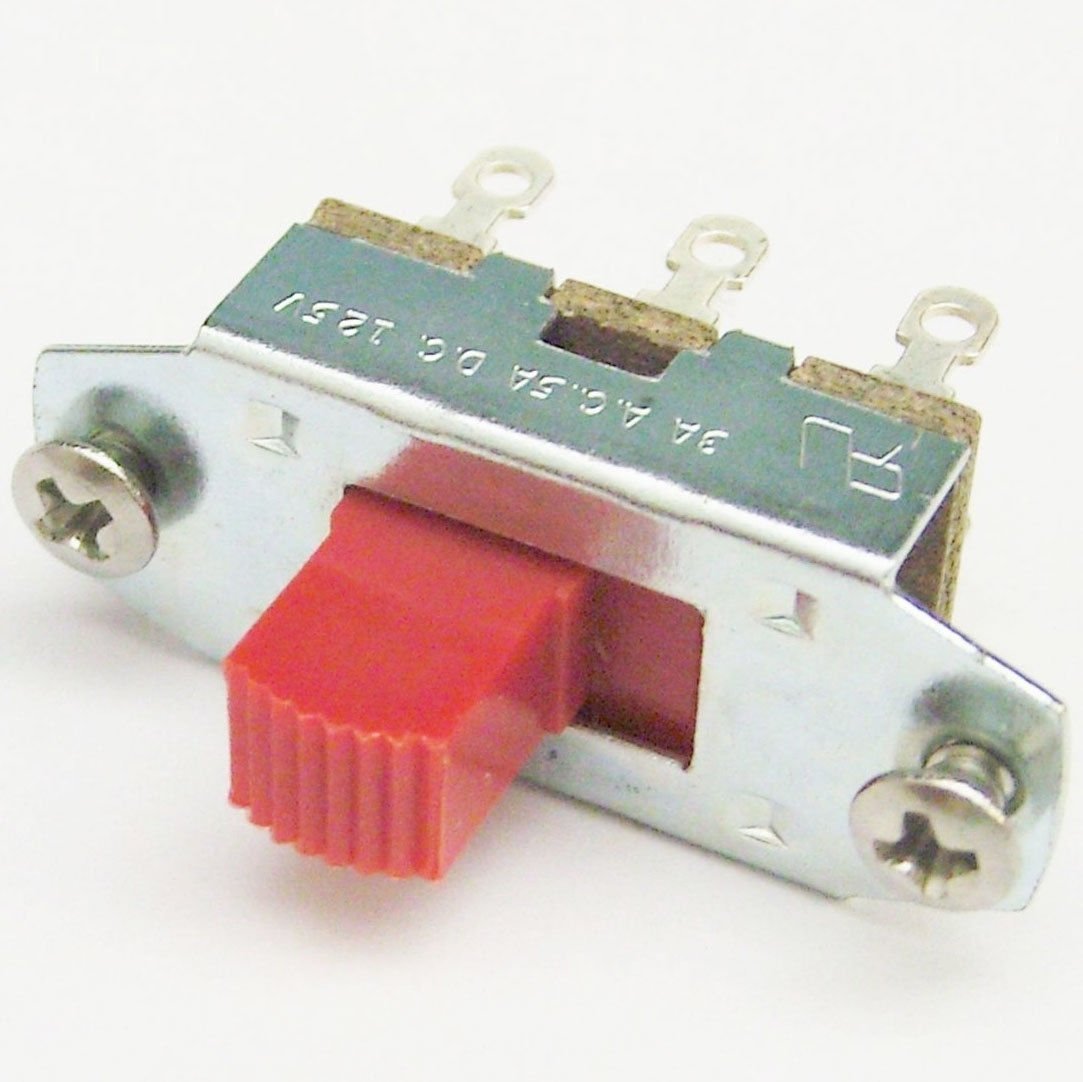 NEW (1) On-On Red Button Slide Switch for Fender Jaguar/Jazzmaster® Guitars