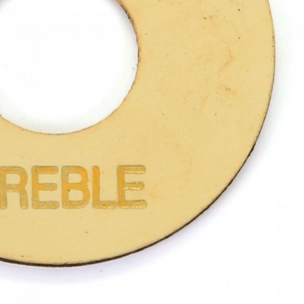 NEW - Q-Parts Aged Collection Rhythm/Treble Ring For Les Paul - CREAM PLASTIC