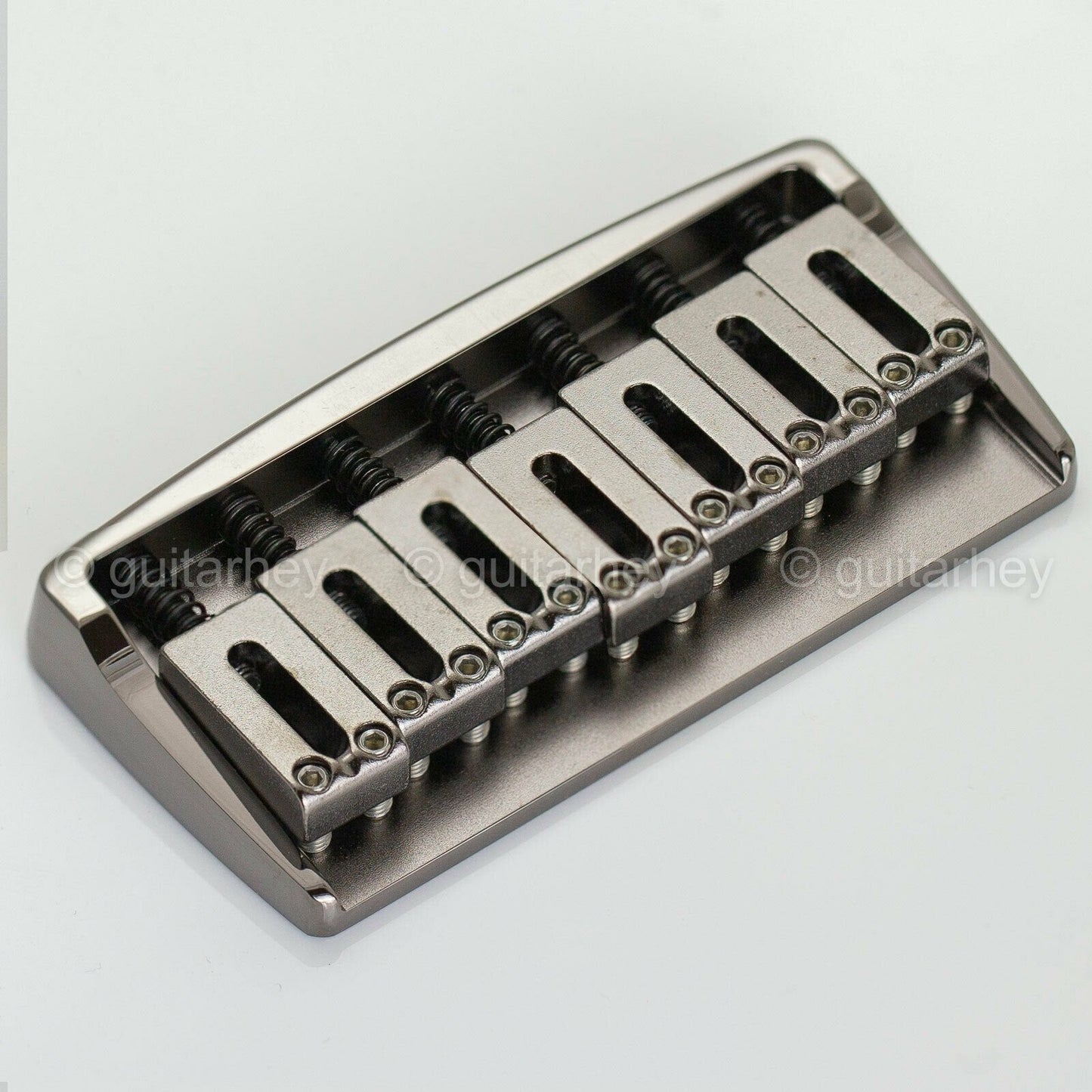 NEW Gotoh 510FX-7 String Hardtail Solid Brass Steel Saddles 10.5mm - COSMO BLACK