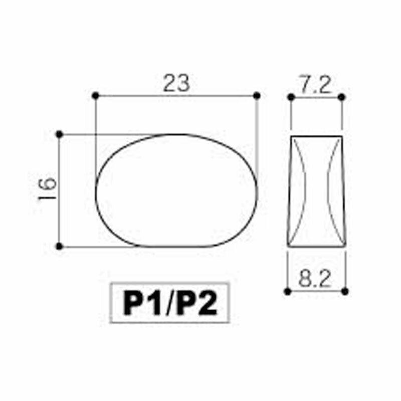 NEW Gotoh SG360-P2 MGTB Locking Tuners Set w/ LARGE AMBER Buttons 3x3 - BLACK