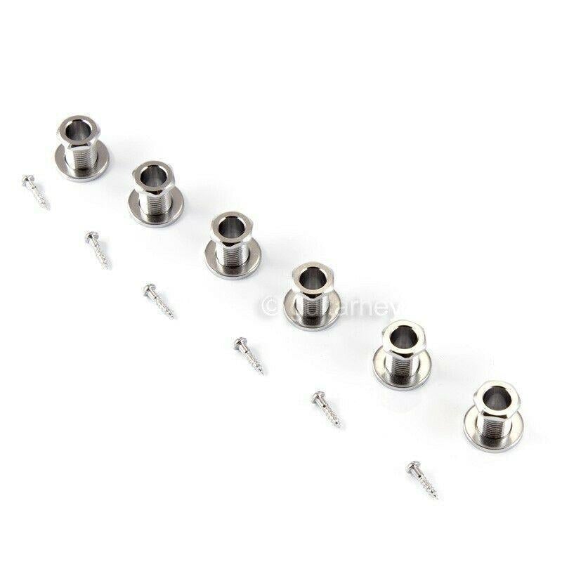 NEW Gotoh SG301-P8 Set L3+R3 w/ AMBER Buttons Tuning Keys Tuners 3x3 - CHROME