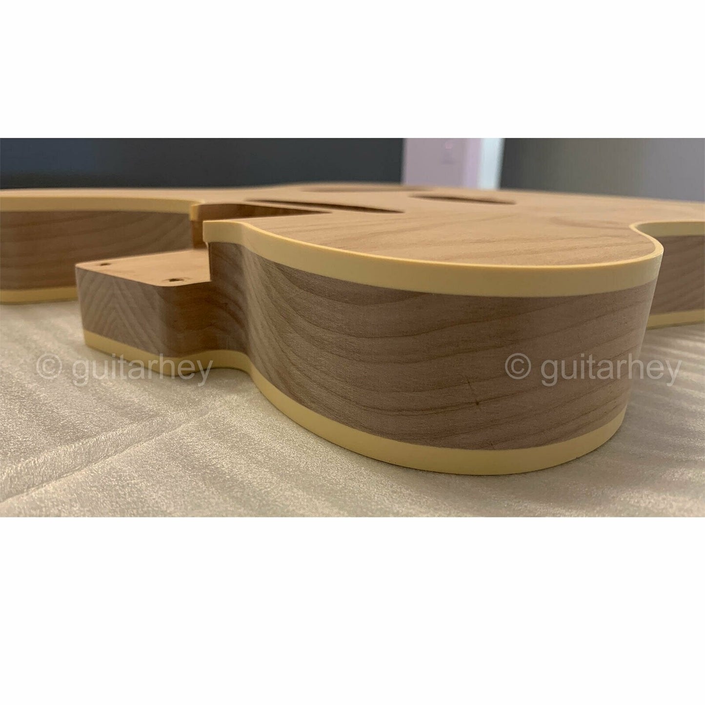 NEW 2-Piece Alder Double Bound Telecaster Tele Body Sanded Ivory Binding JAPAN