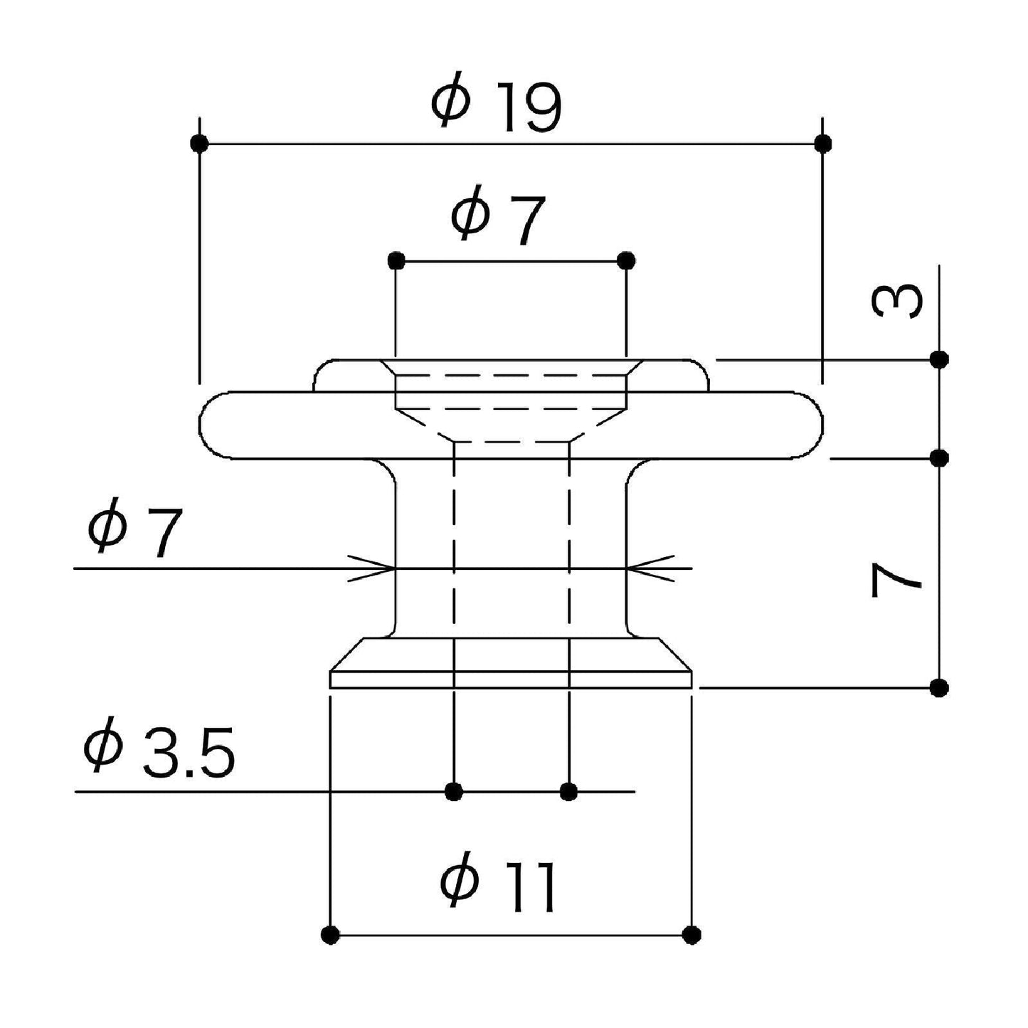 NEW Gotoh RB30 TALL HEIGHT Round String Retainer Guide for Bass - CHROME