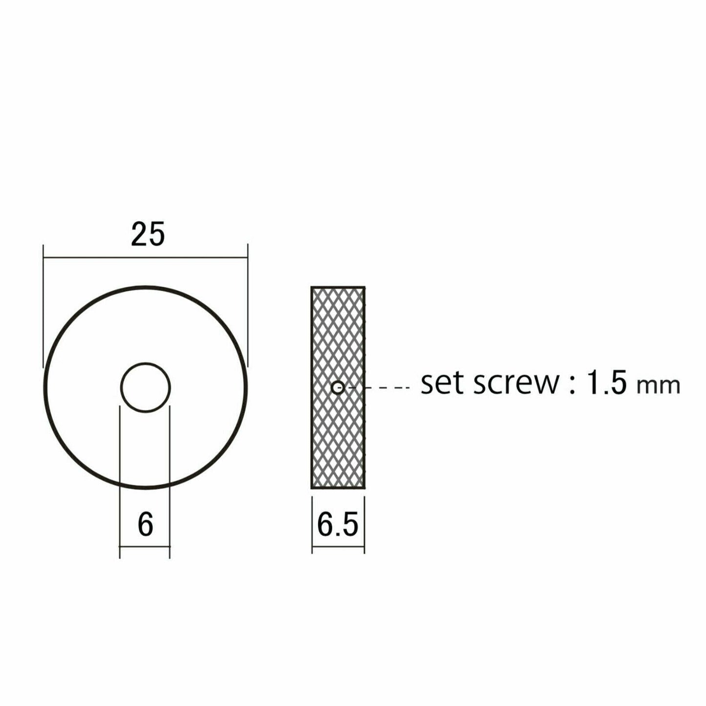 NEW (2) Jaguar/Jazzmaster Style Preset Control Plate Wheel Roller Knob Set Screw