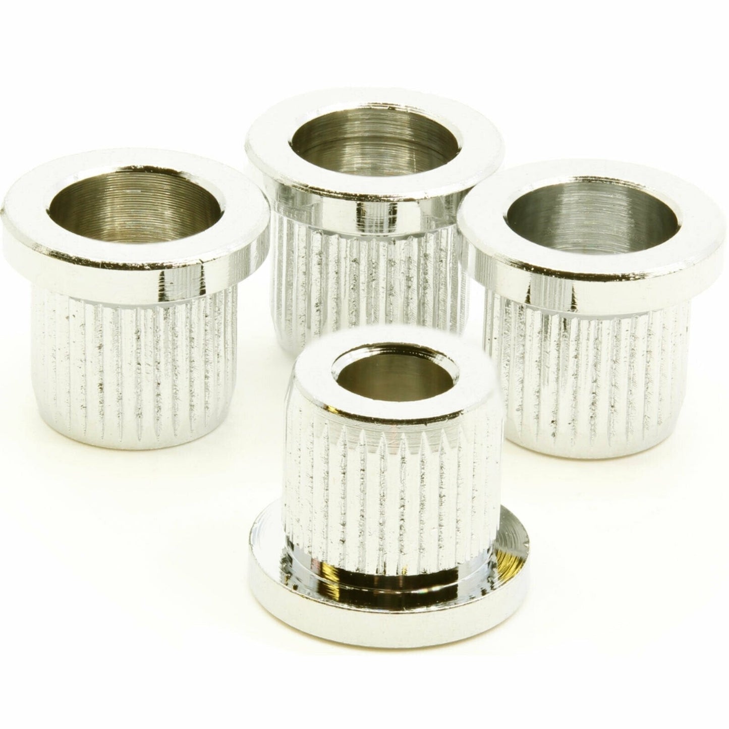 NEW (4) Gotoh TLB-2 String Body Ferrules for BASS Through Body - NICKEL