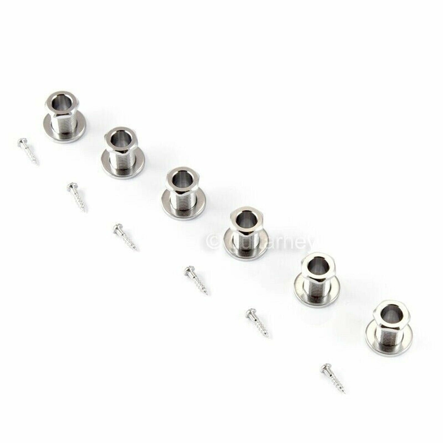 NEW Gotoh SG301-EN01 MG L3+R3 LOCKING Tuners Set Large EBONY Buttons 3x3, CHROME