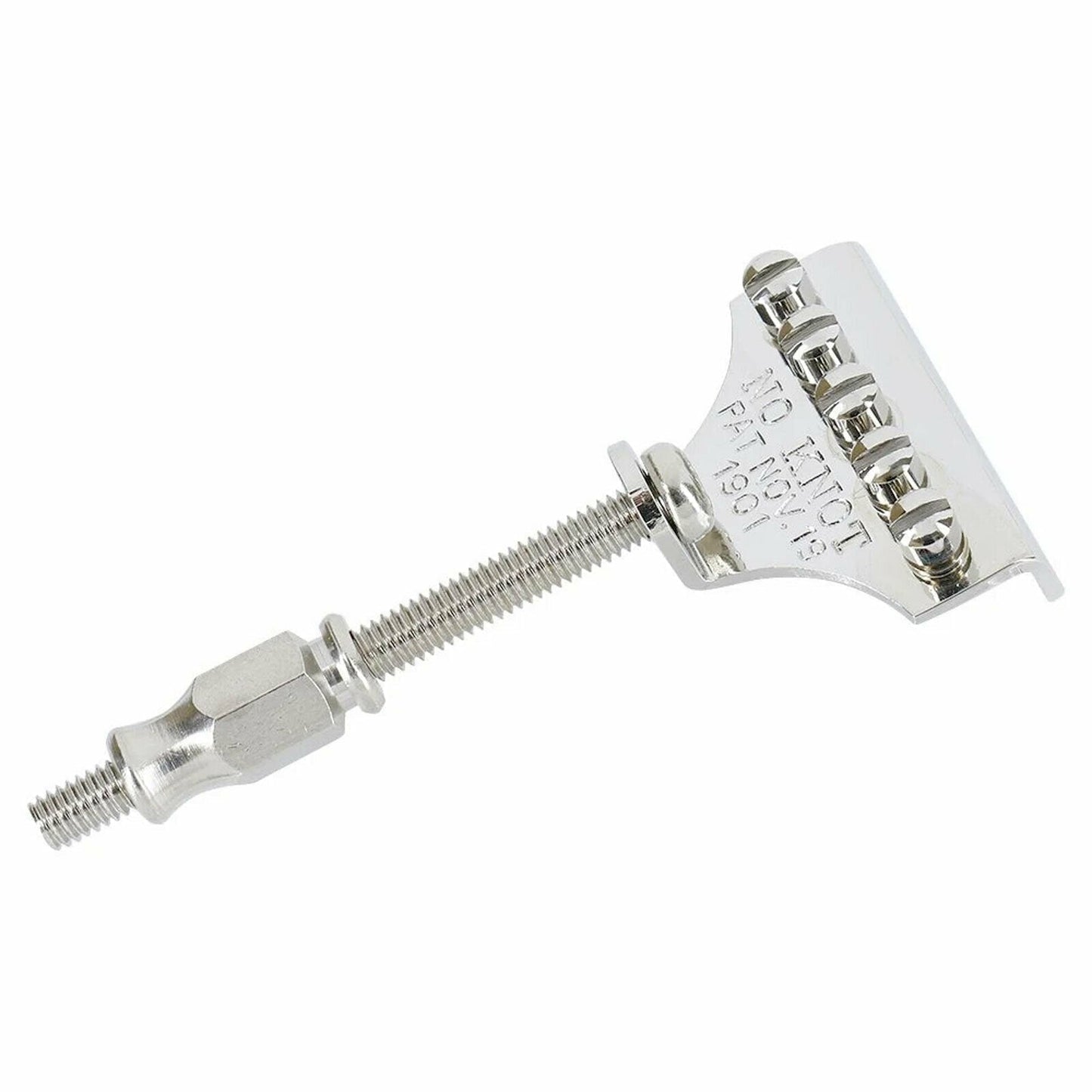 NEW No-Knot Style Banjo Tailpiece Made in Japan - NICKEL