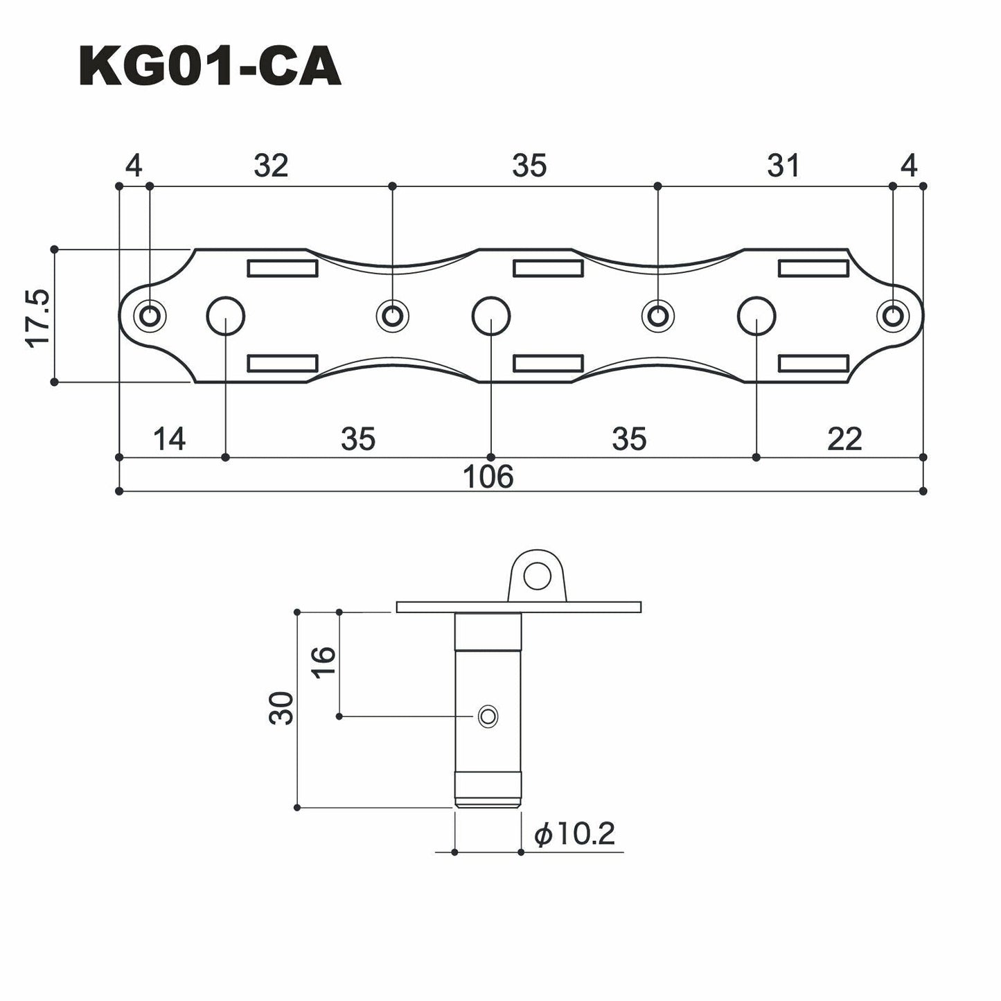 NEW Gotoh KG01-CA Classical Guitar Tuners w/ Real Black Mother of Pearl Buttons