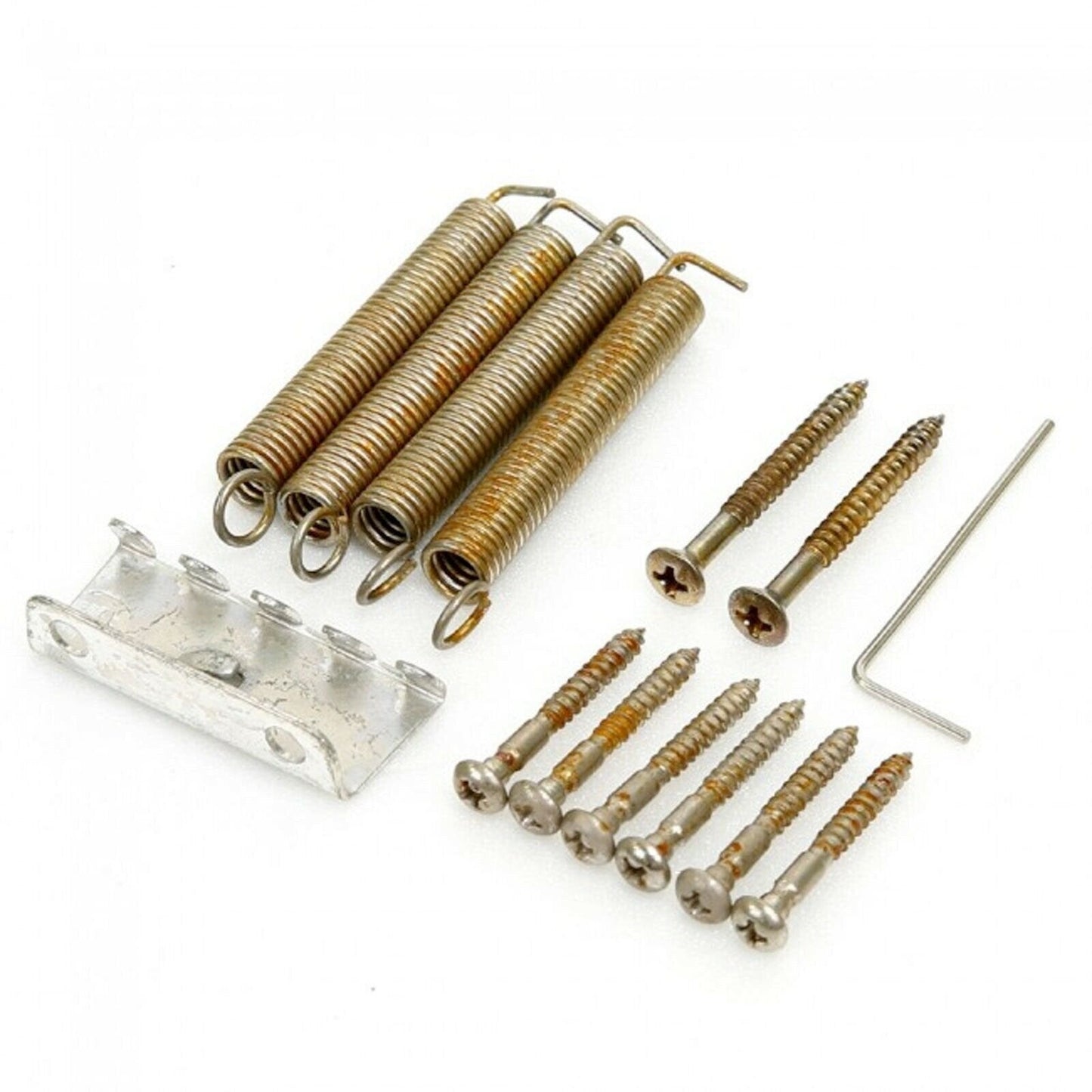 NEW Q-Parts AGED COLLECTION Tremolo for '57 Strat Steel Block, AGED GOLD