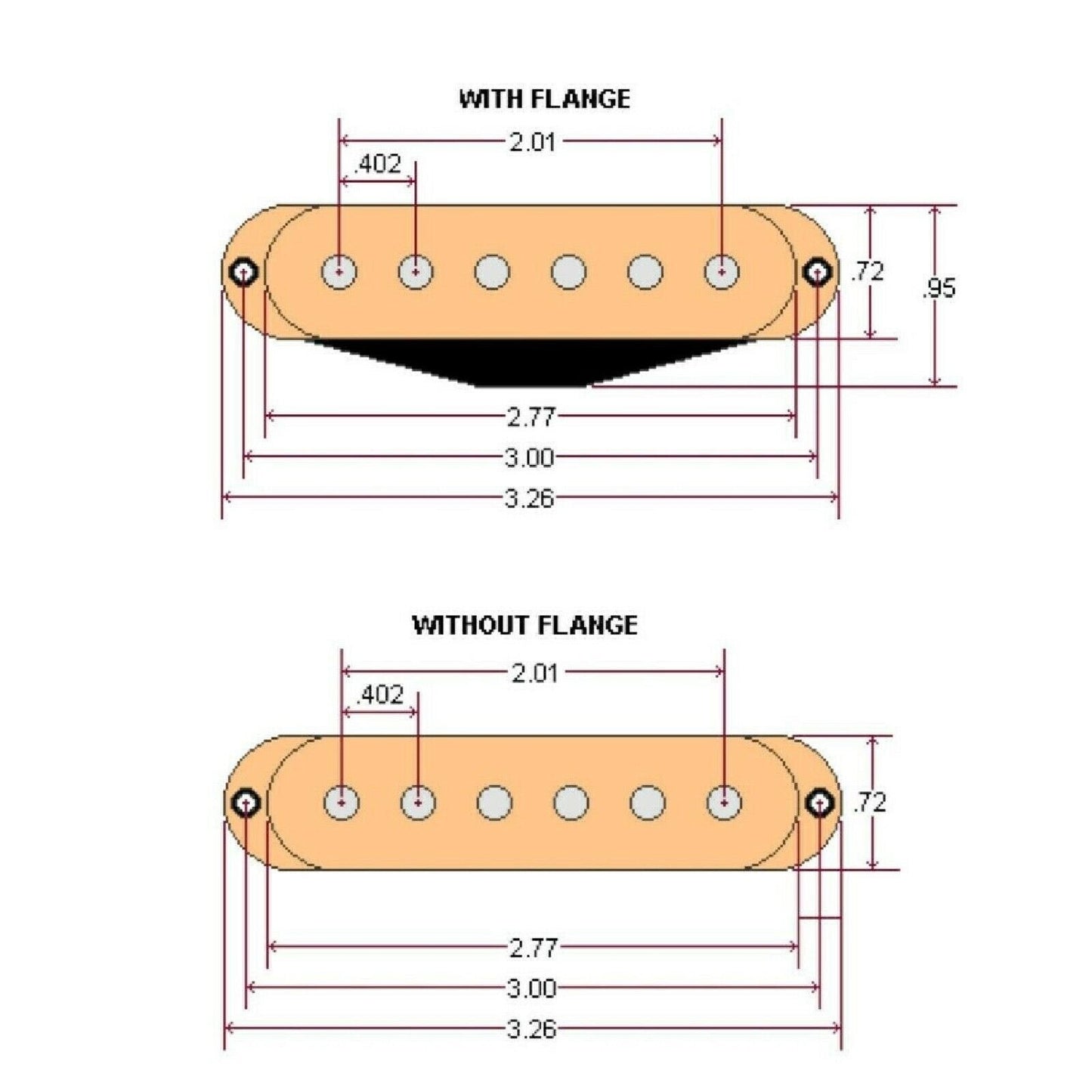 NEW DiMarzio DP110 FS-1 Single Coil Pickup for Strat - CREAM
