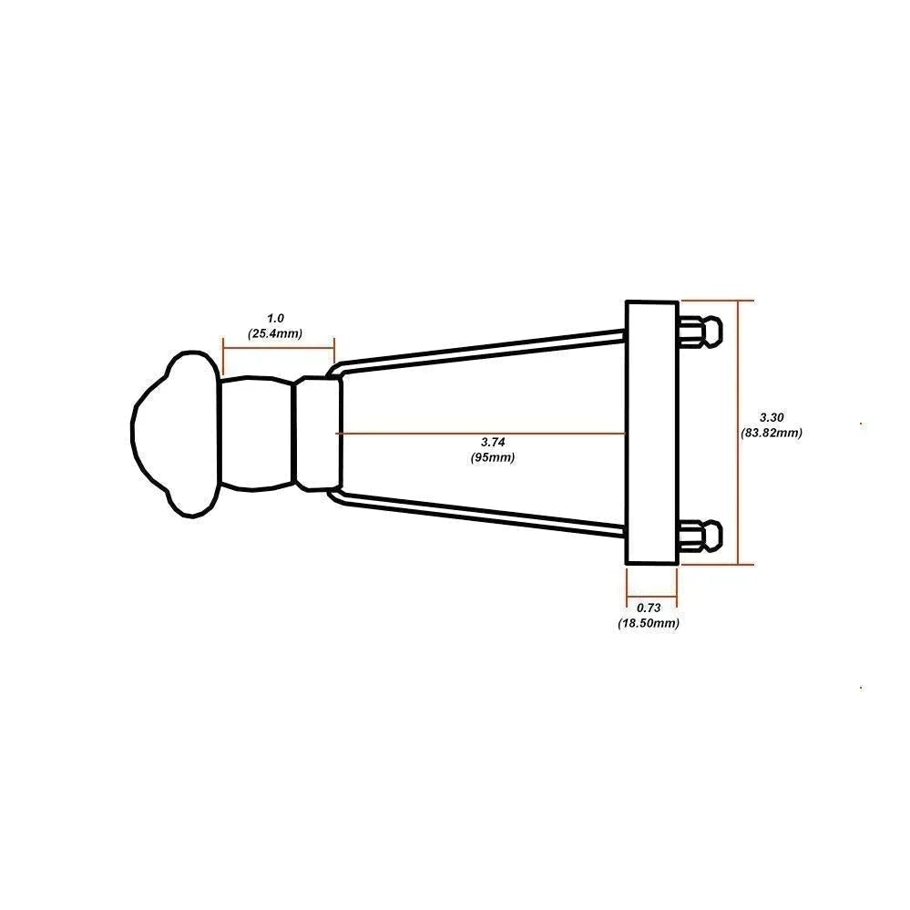 NEW Trapeze Tailpiece for Vintage Gibson® Hollow Body Guitar ES-335 - CHROME