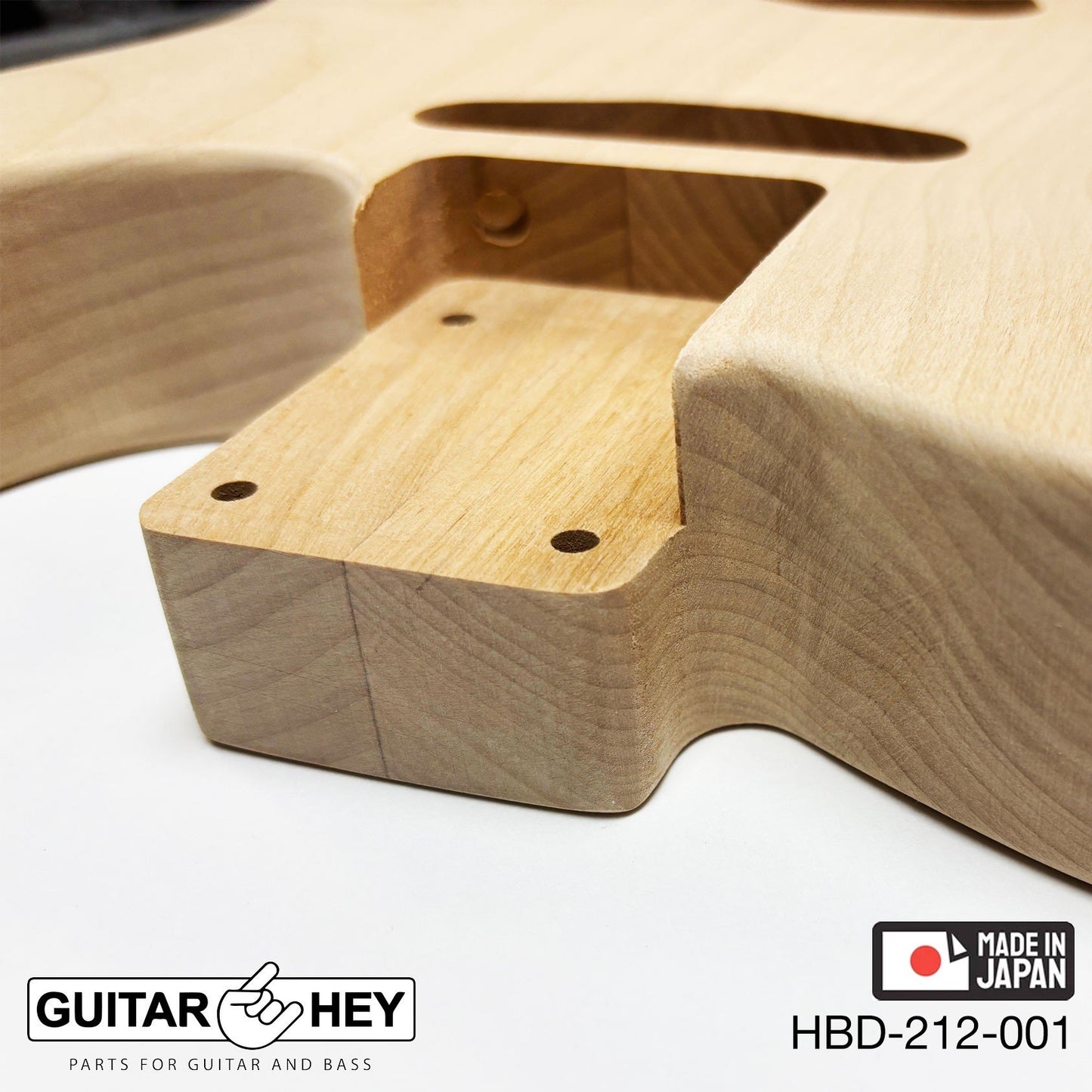 Hosco Unfinished Replacement Body for Telecaster Tele® 2 Piece Alder SANDED #001