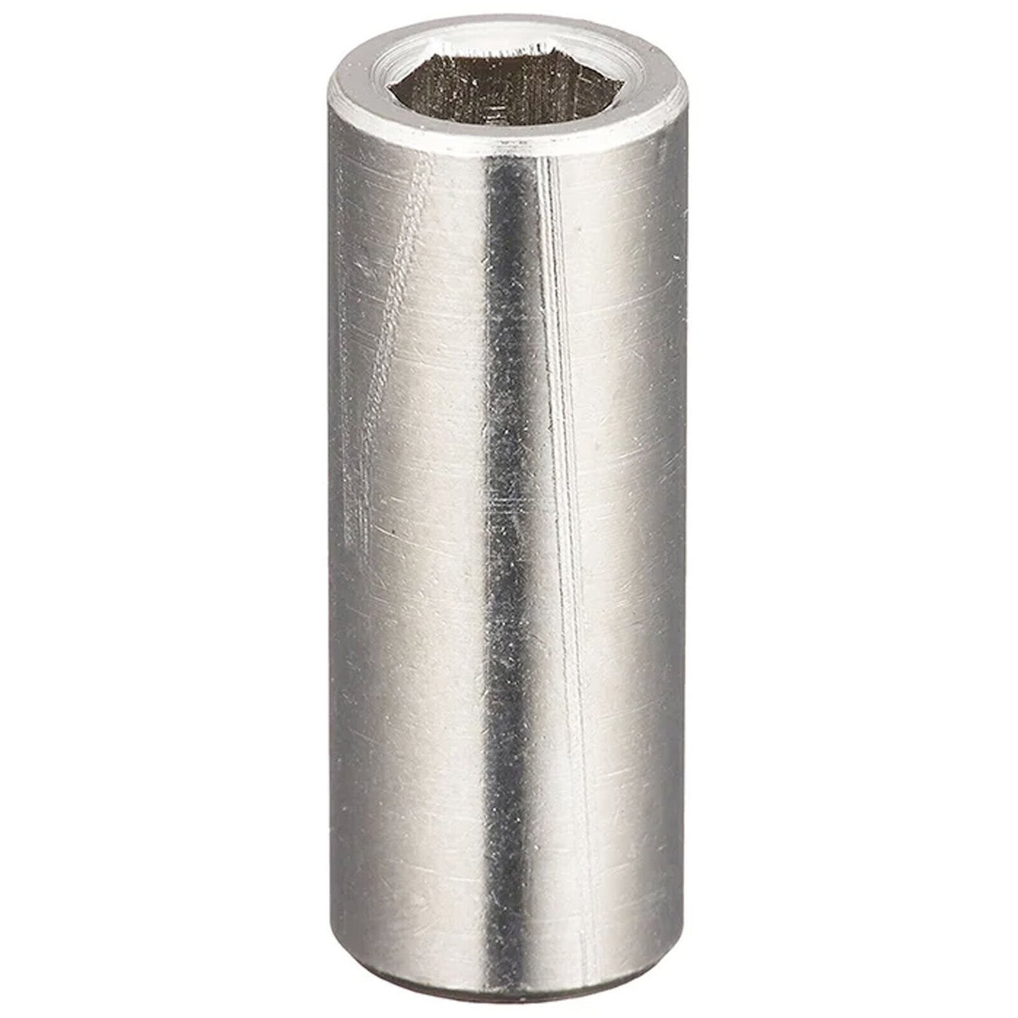 NEW Truss Rod Nut Cylinder Nickel - Wrench: 5 mm, Length: 25 mm, Hole: M5