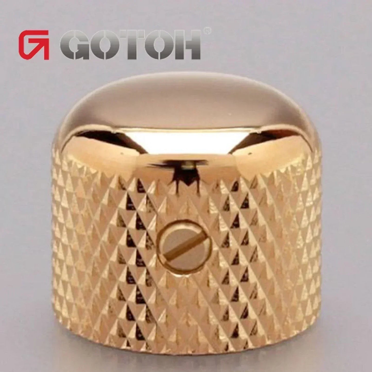 NEW (1) Gotoh VK3 Short Dome Knob for 6mm Pots (Import Guitar/Bass) - GOLD