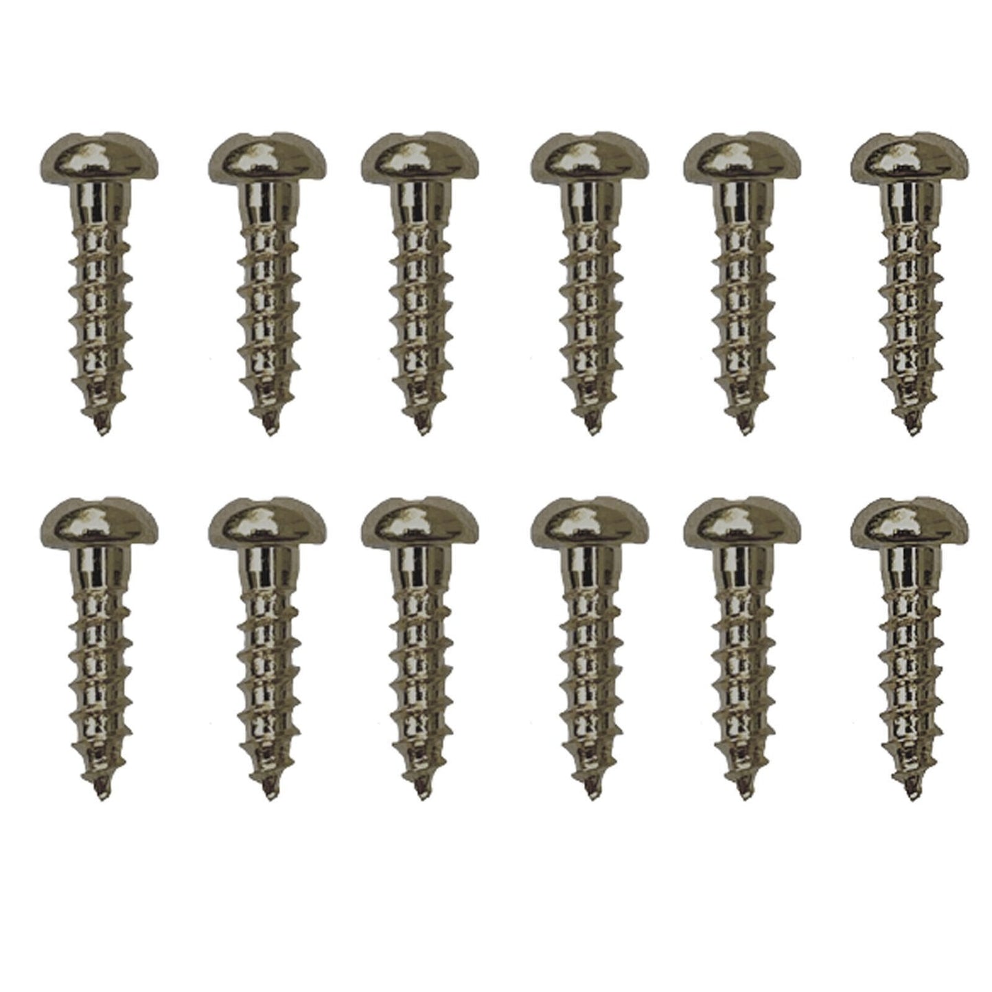 (12) Gotoh Guitar Tuner Screws for Tuning Keys SG301, SG360, SG381 - COSMO BLACK