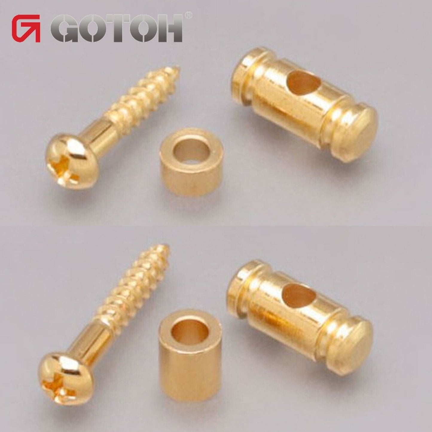 NEW Gotoh RG15 & RG30 Barrel Steel String Retainer for Guitar SET - GOLD
