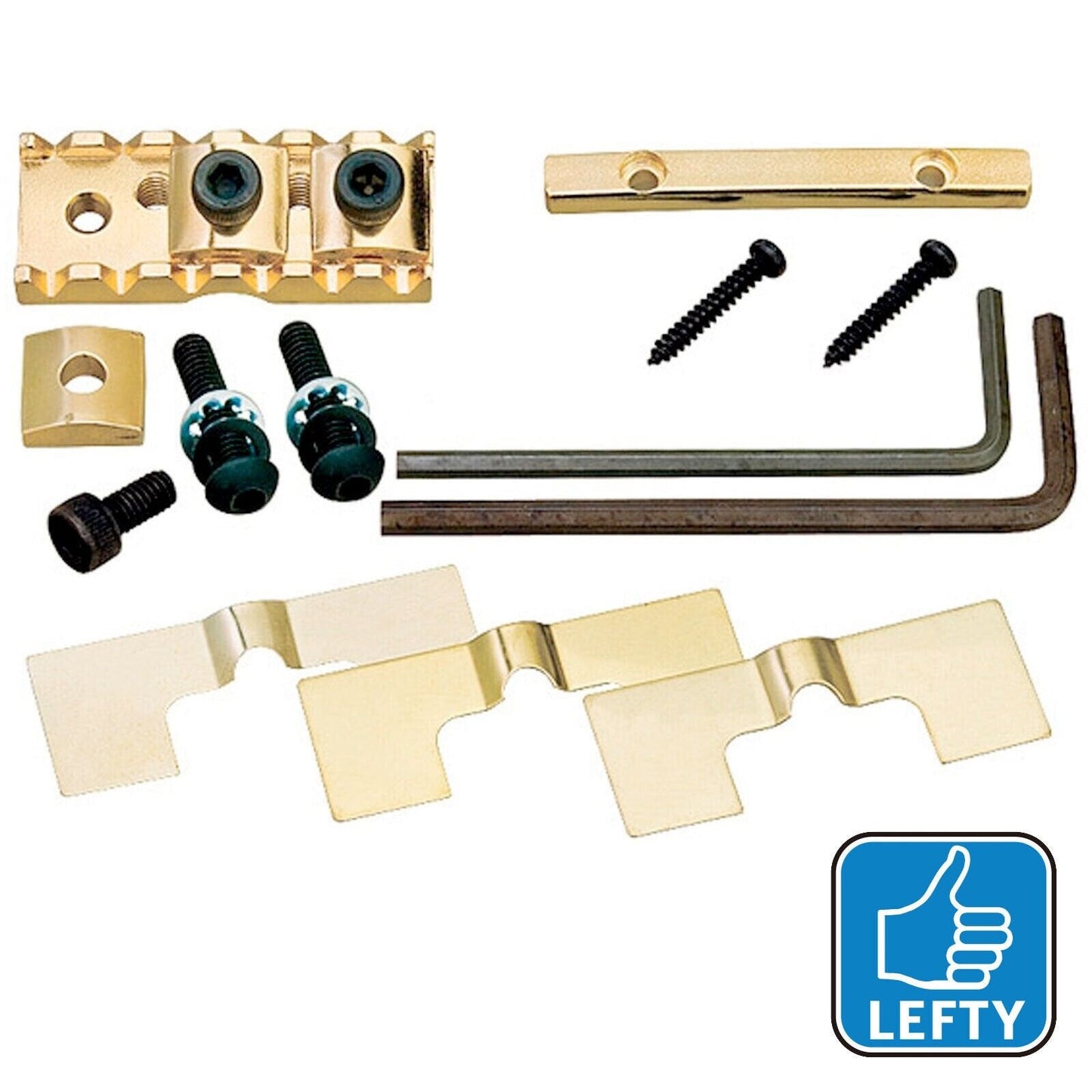 GOTOH FGR-1 Floyd Rose LEFTY Locking Nut Bottom Mount R2 1 5/8"(41mm) - GOLD