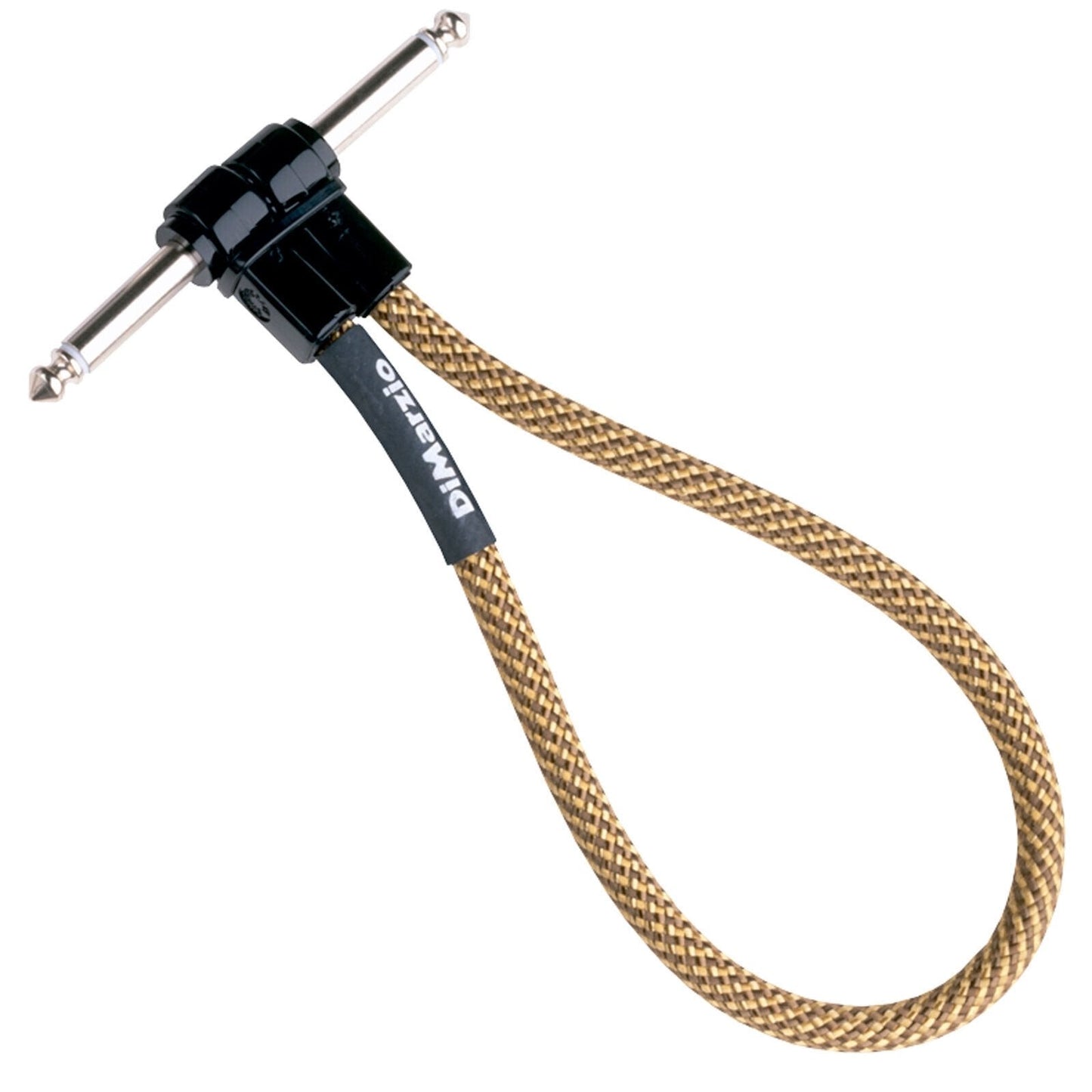 NEW DiMarzio 6" Jumper Cable Overbraid for Pedal board - Vintage Tweed