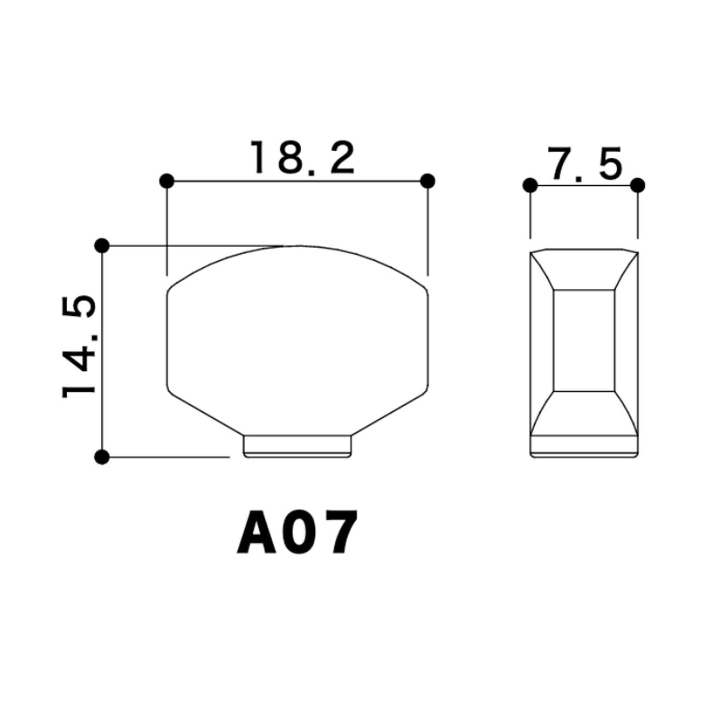 NEW Gotoh SGV510Z-A07 Tuners L3+R3 Set Aluminum Buttons 21:1 Ratio 3x3 - BLACK