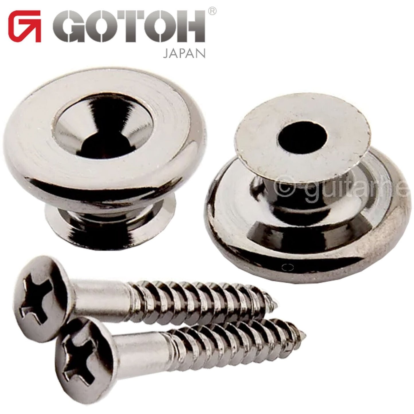 NEW Gotoh EP-B3 End Pins Oversized Strap Button for Guitar & Bass - COSMO BLACK
