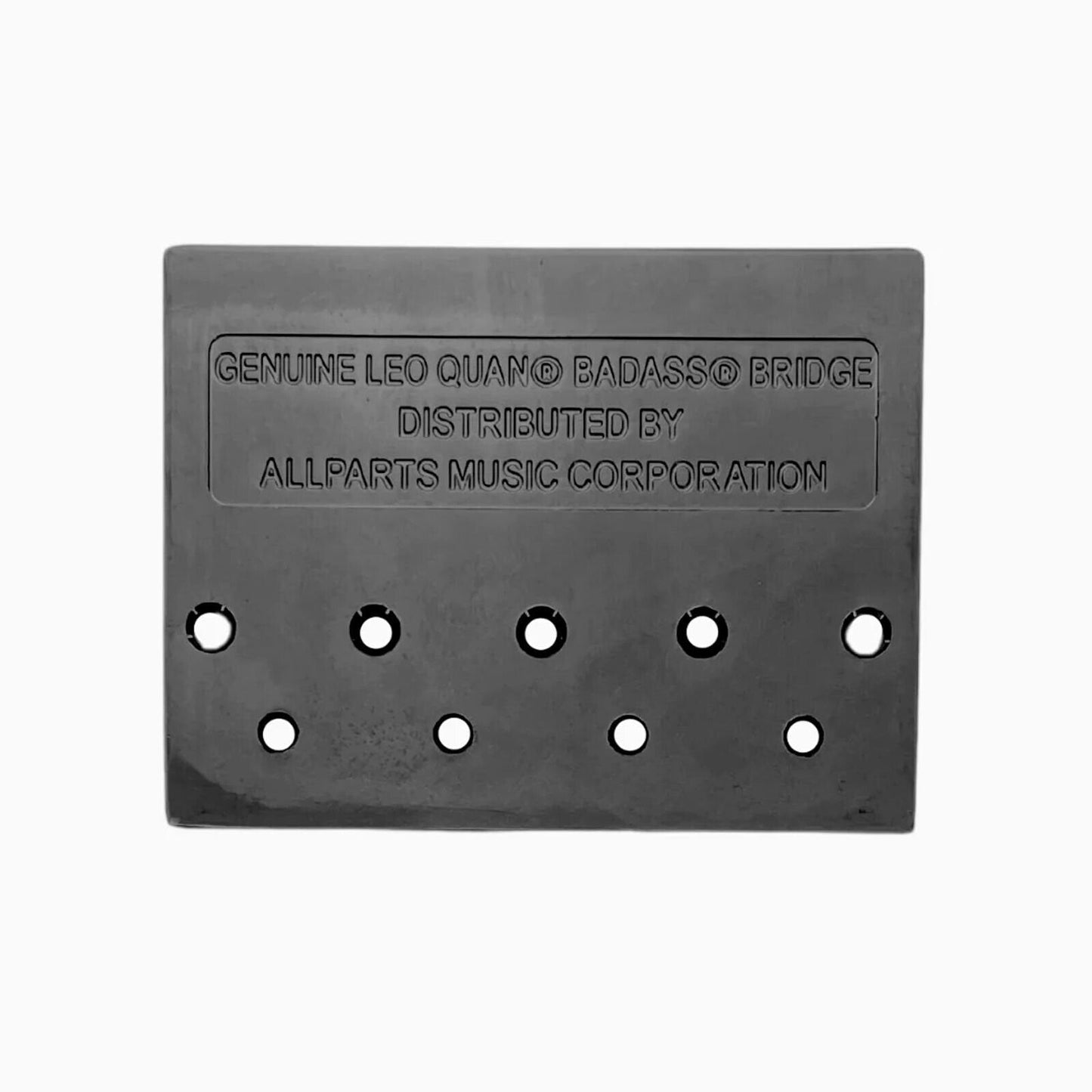 NEW Leo Quan® Badass II™ 4-String Bass Bridge - Grooved Saddles - BLACK