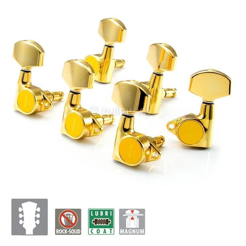 Gotoh SG301-01 MG Magnum Locking L3+R3 Set w/ screws LARGE Buttons 3x3 - GOLD