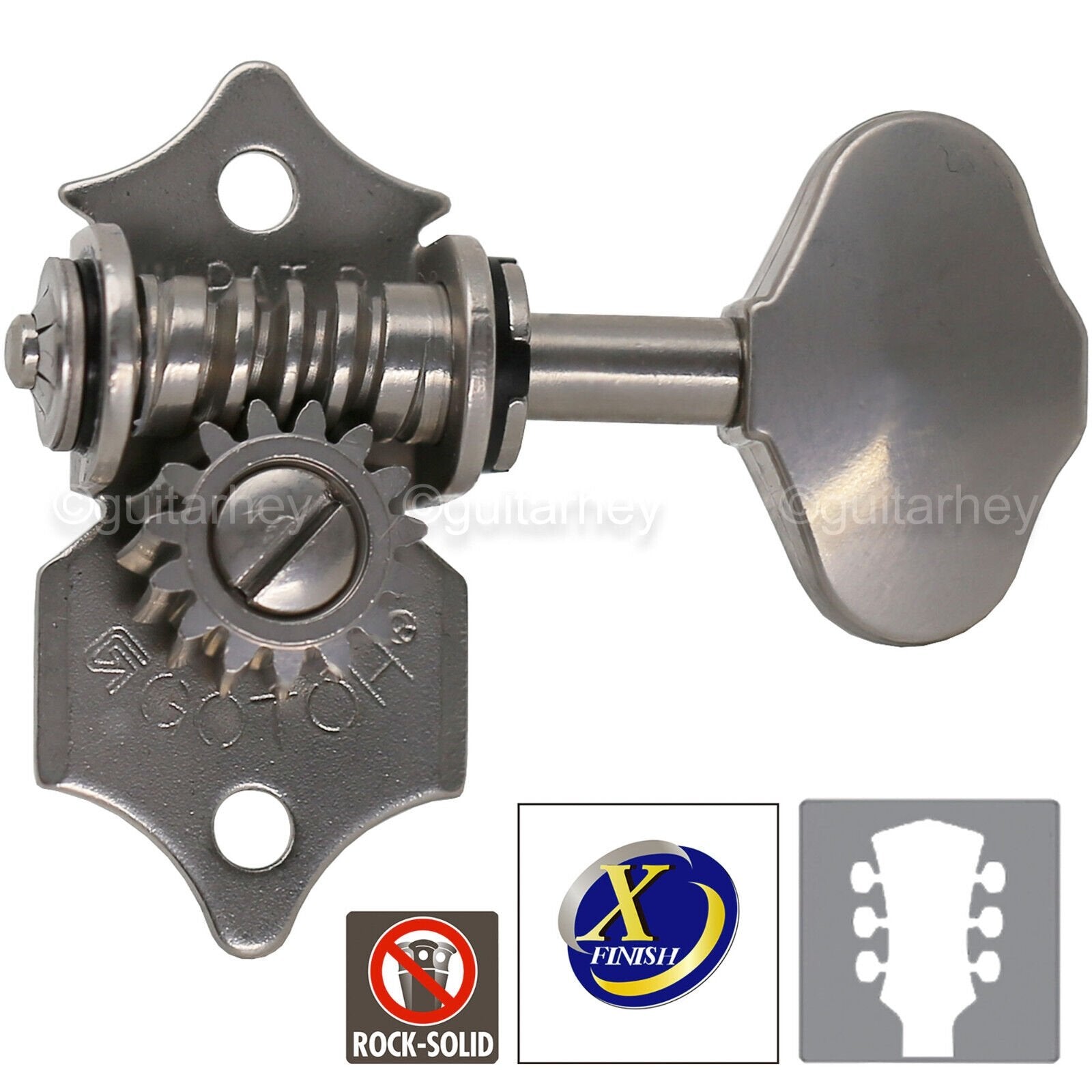 NEW Gotoh SE700-06M OPEN-GEAR Tuning SET w/ Screws 3x3 Tuners