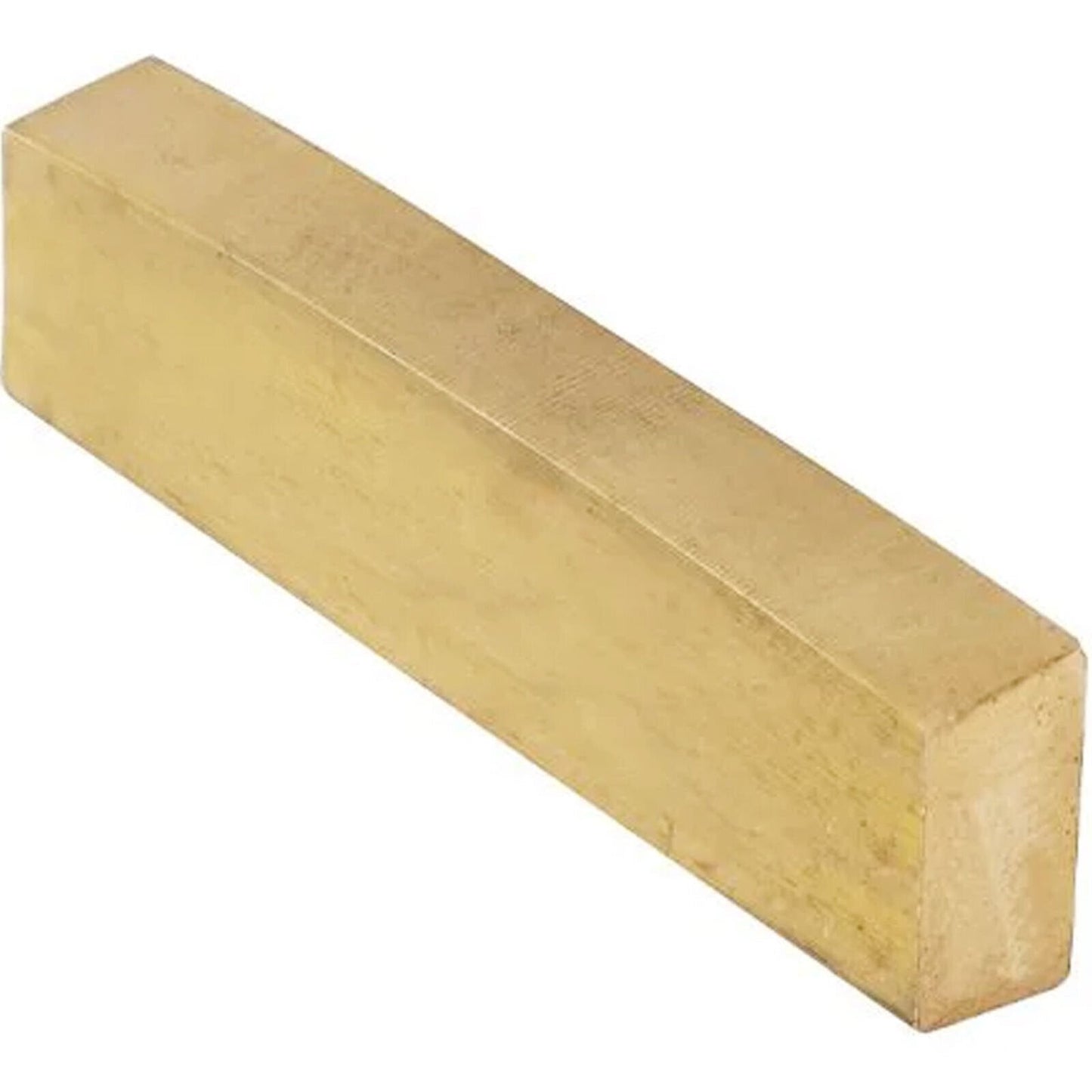 NEW 41.5mm Unslotted BLANK Brass Nut For Guitar, Angled Top, Flat Bottom